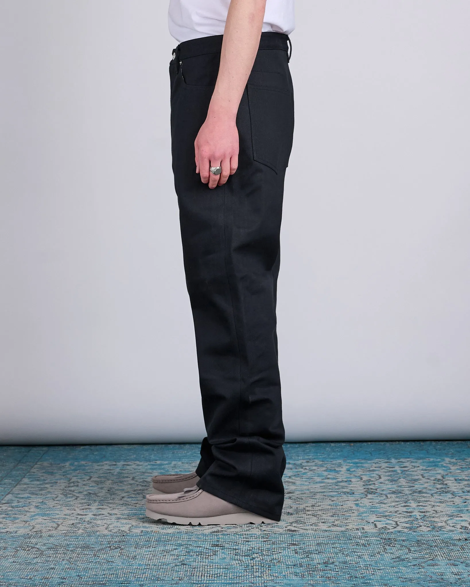 Jil Sander Denim 01 Loose Trouser Jean Black