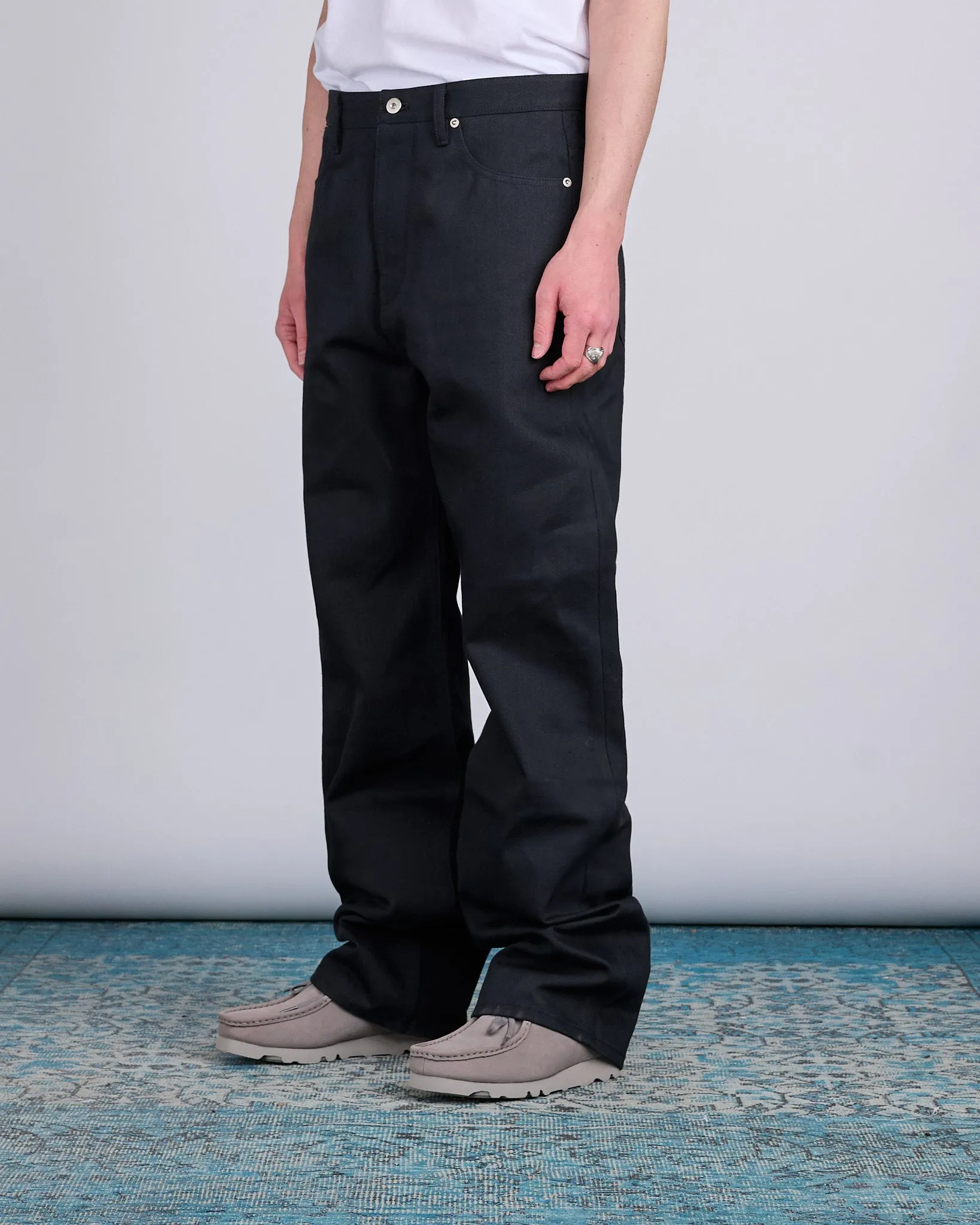 Jil Sander Denim 01 Loose Trouser Jean Black