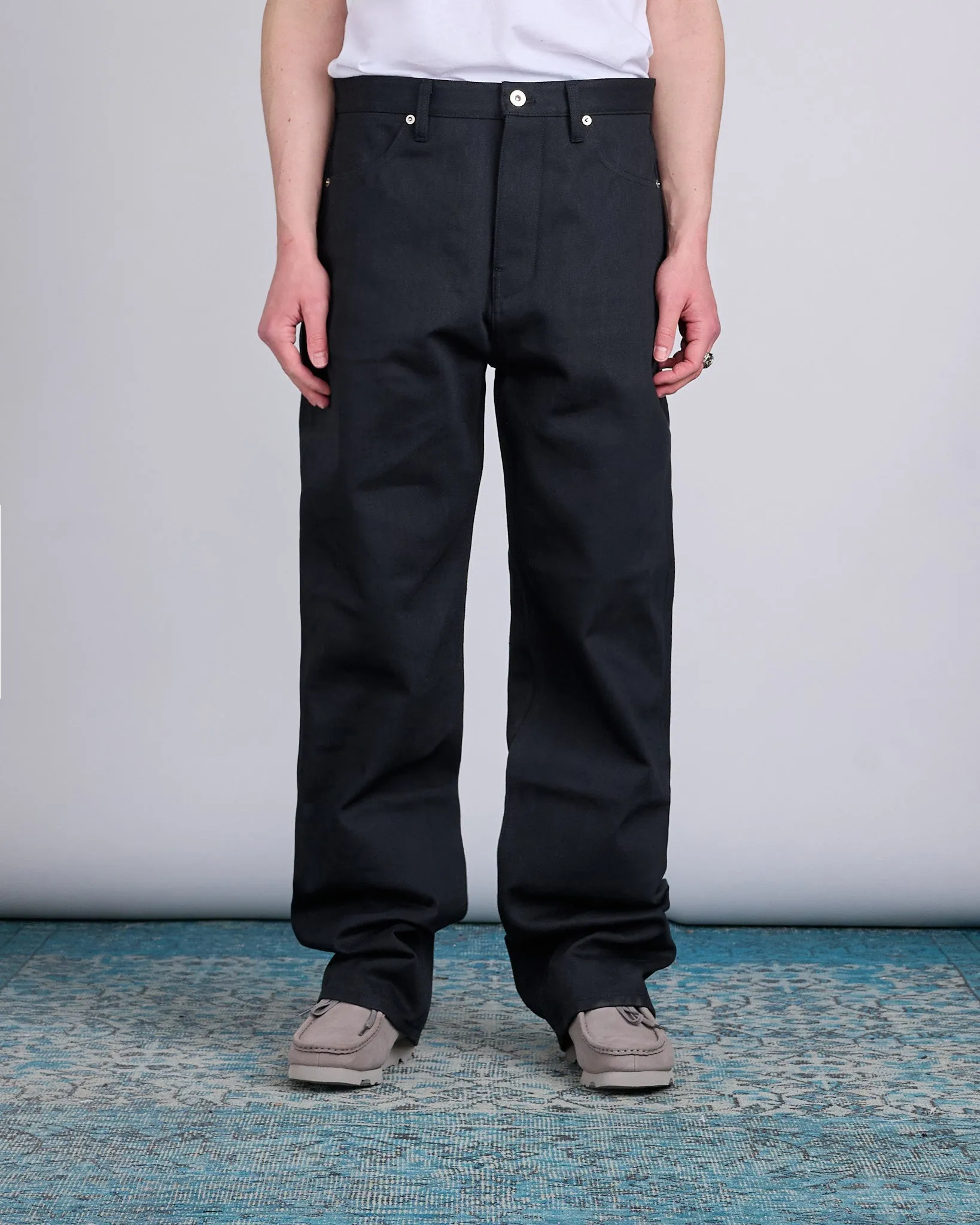 Jil Sander Denim 01 Loose Trouser Jean Black