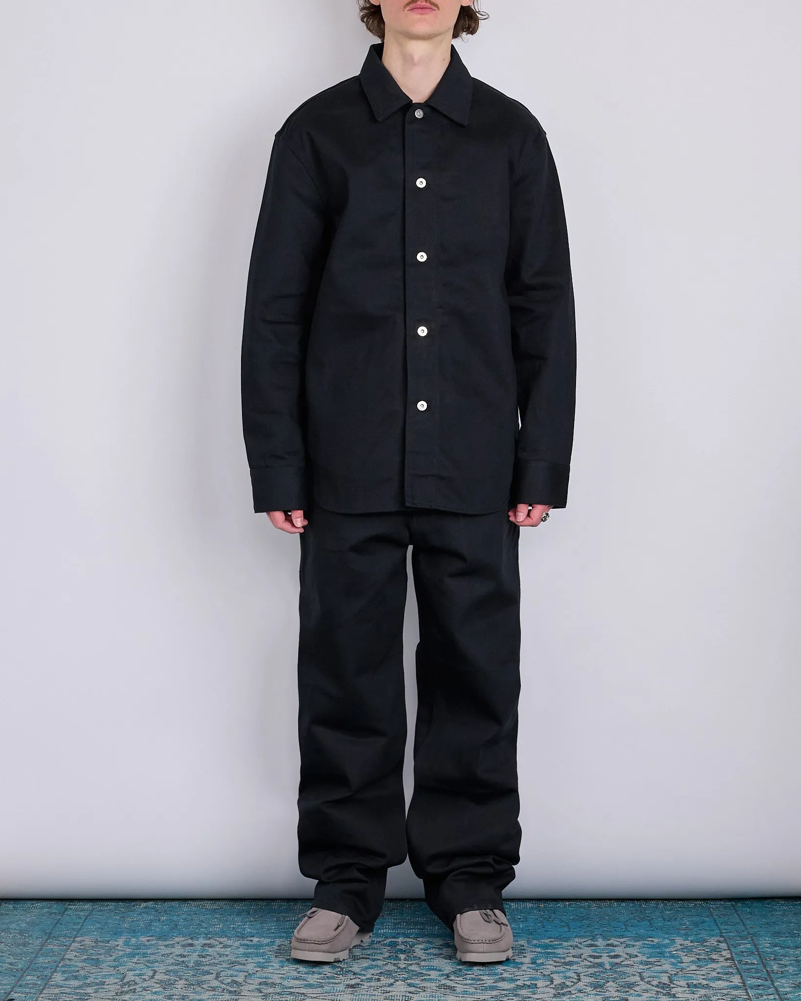 Jil Sander Denim 01 Loose Trouser Jean Black