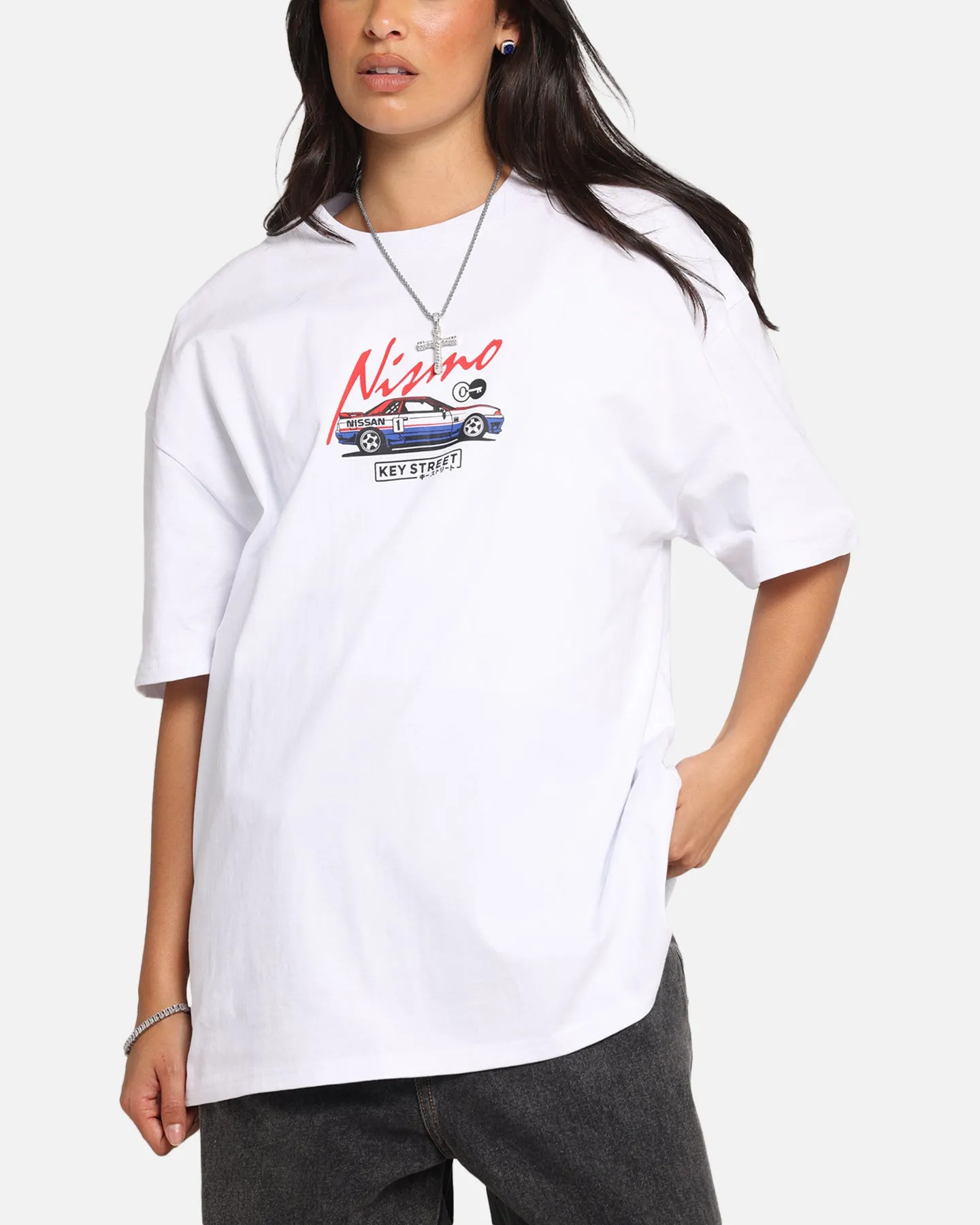 Key Street Bathurst Pits T-Shirt White