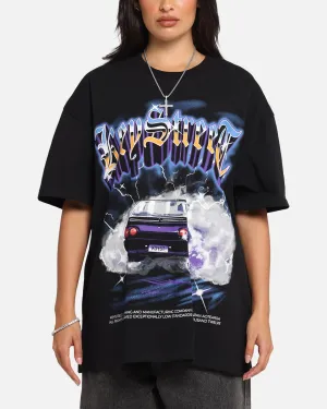 Key Street Burnout T-Shirt Black