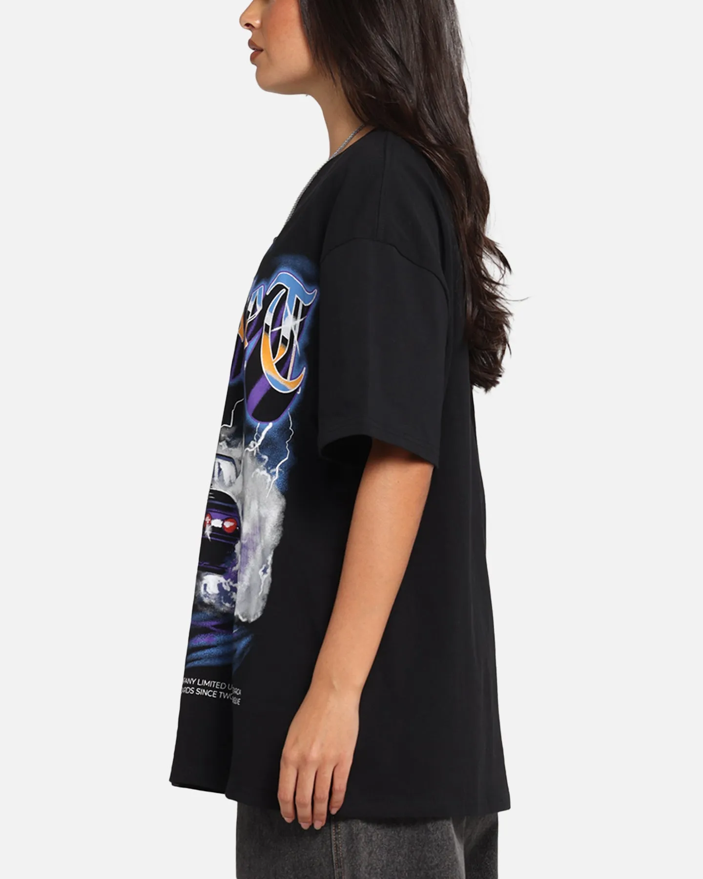 Key Street Burnout T-Shirt Black