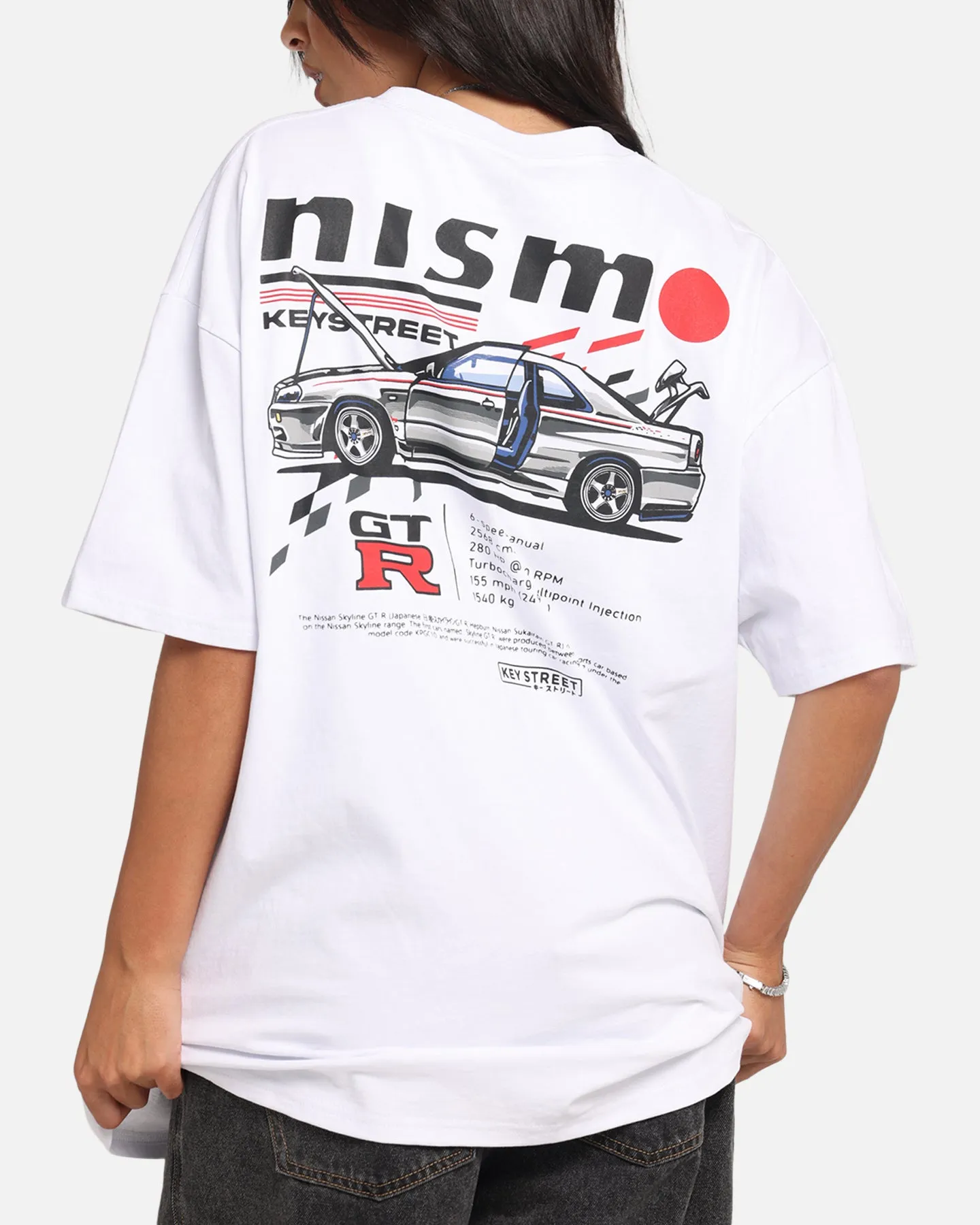 Key Street Nismo R34 GTR T-Shirt White
