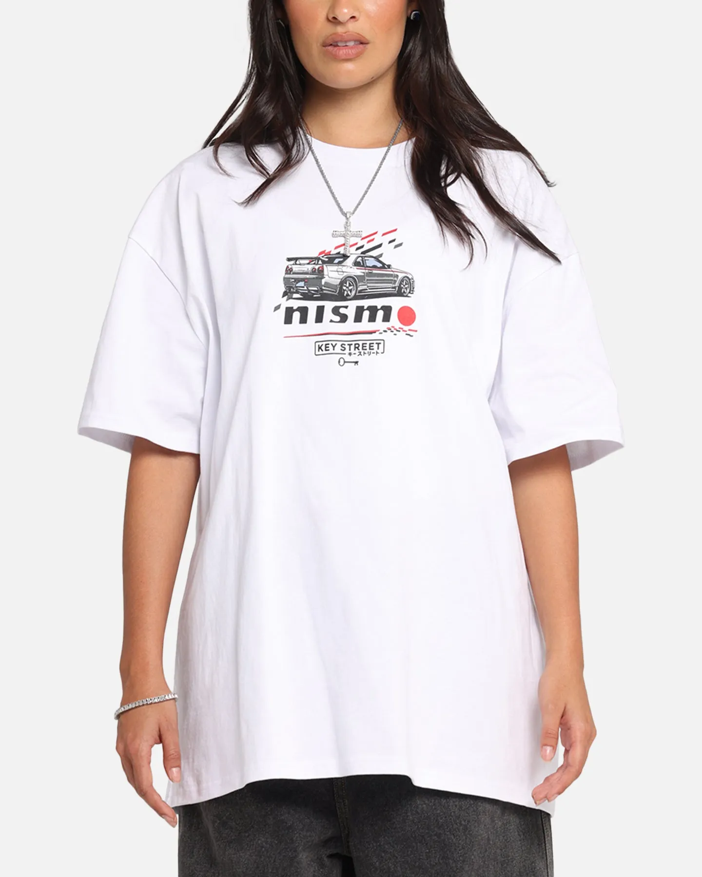Key Street Nismo R34 GTR T-Shirt White