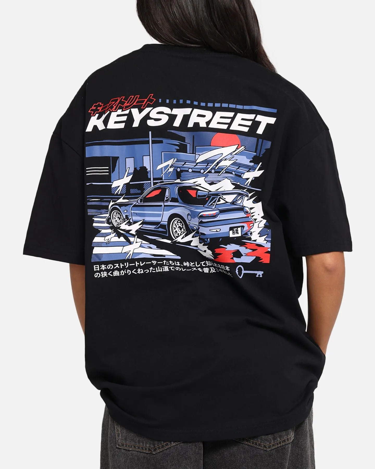Key Street Send It T-Shirt Black