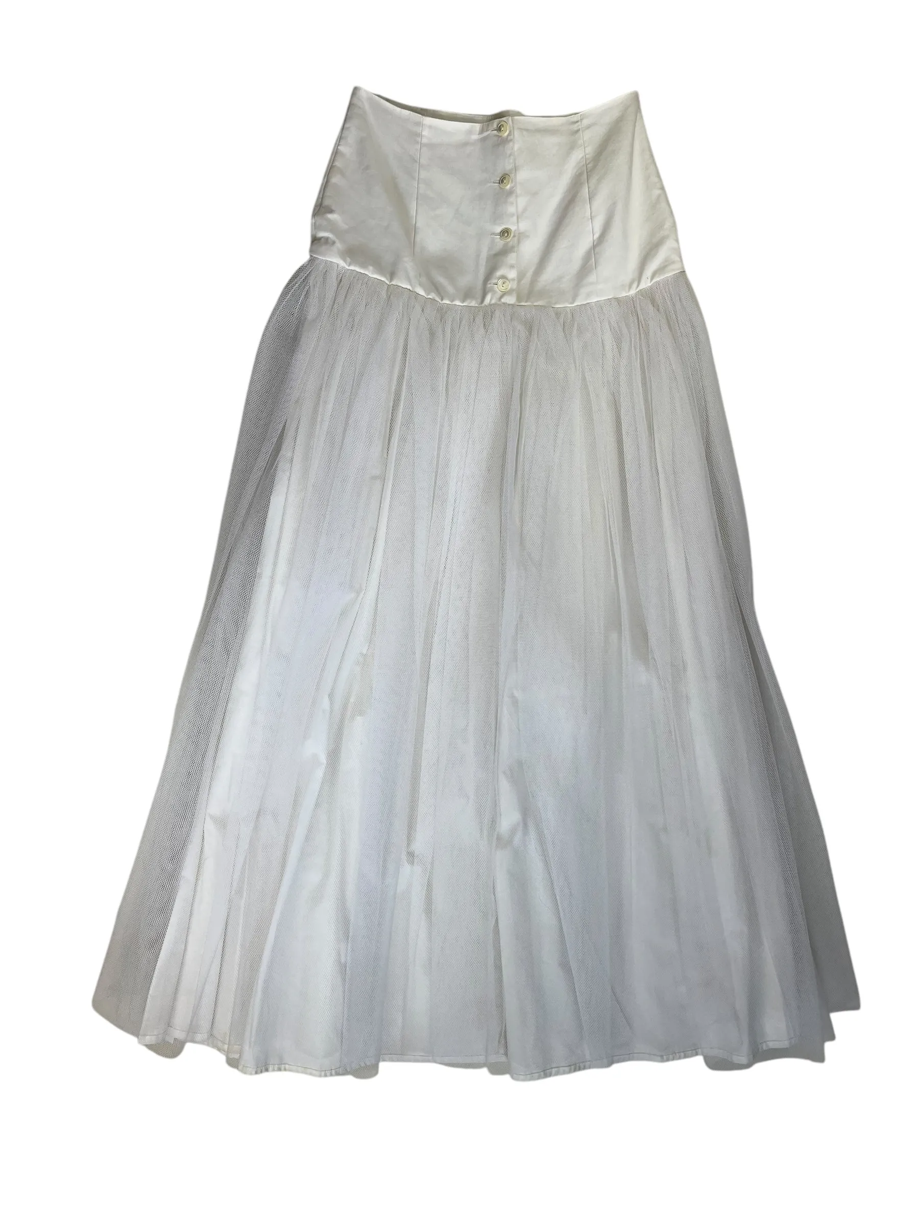 Laura Ashley 1990s tulle skirt