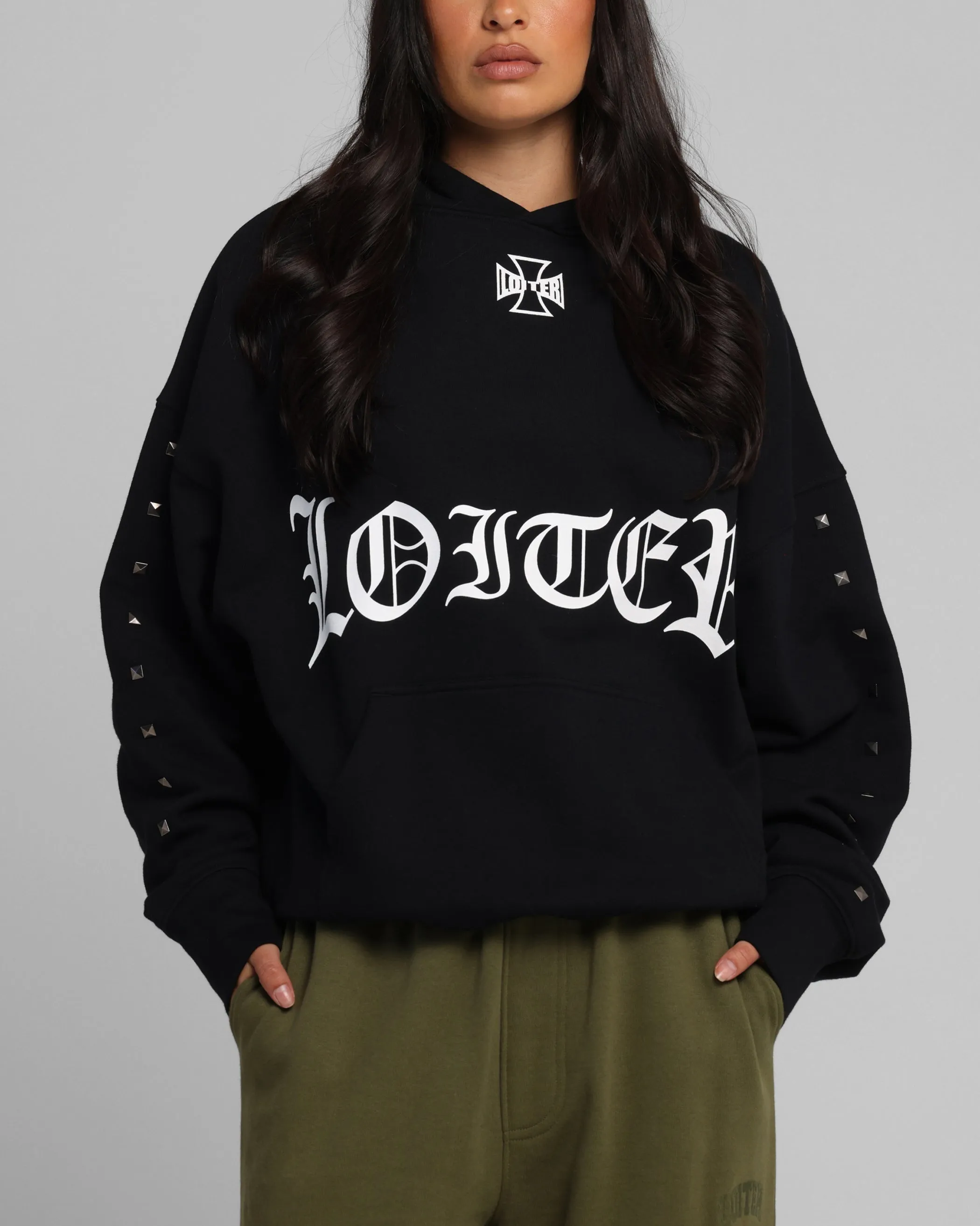 Loiter Bike Hoodie Black