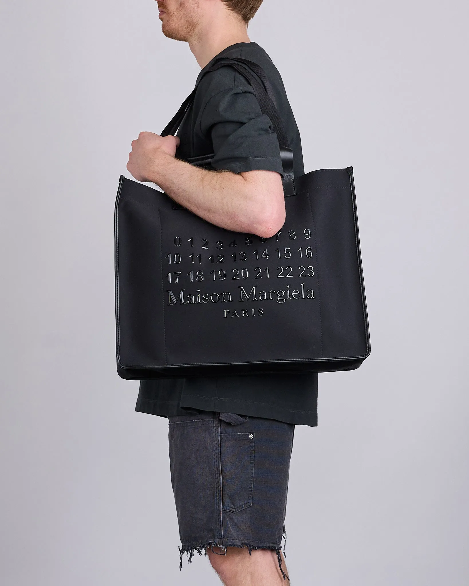 Maison Margiela Cabas Shopping Bag Large Black Black