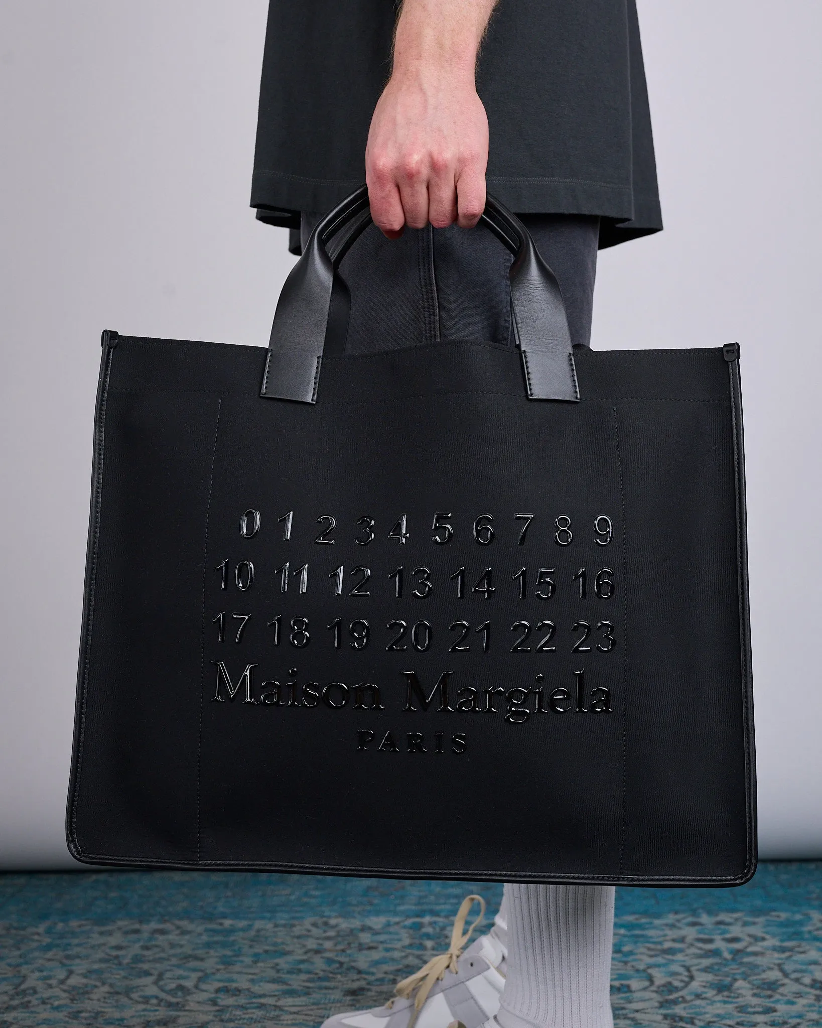Maison Margiela Cabas Shopping Bag Large Black Black