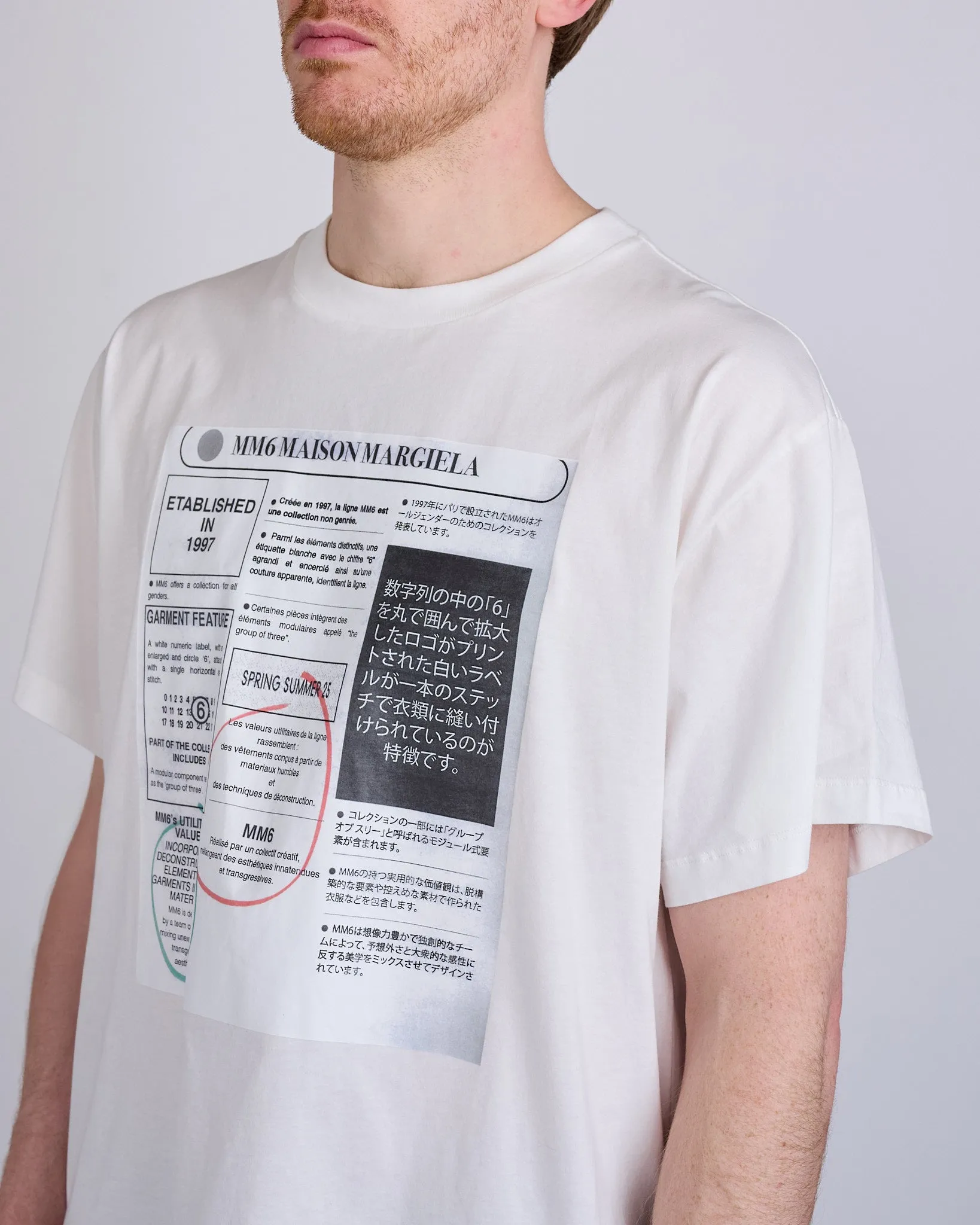 Maison Margiela MM6 1997 T-Shirt Off White