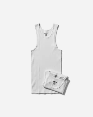 Men's Classic 2-Pack Tank Top White