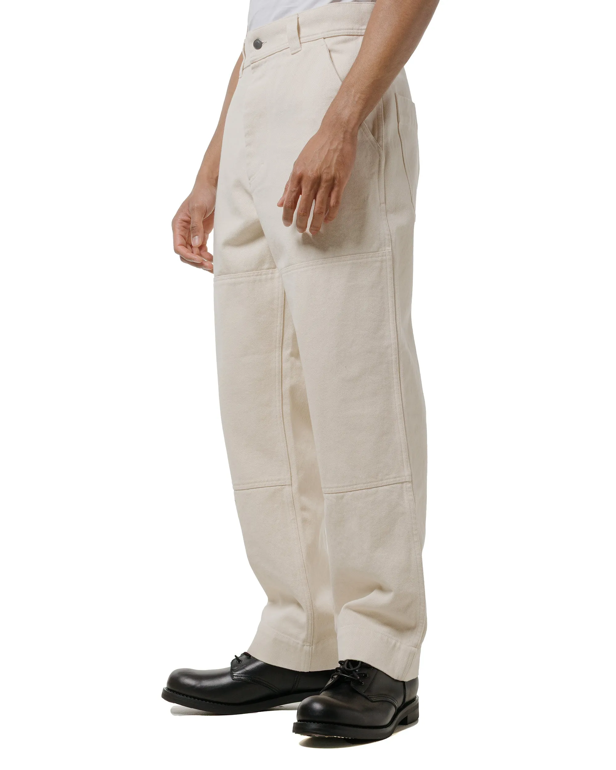 MHL Tool Pocket Trousers Natural Cotton Denim Natural
