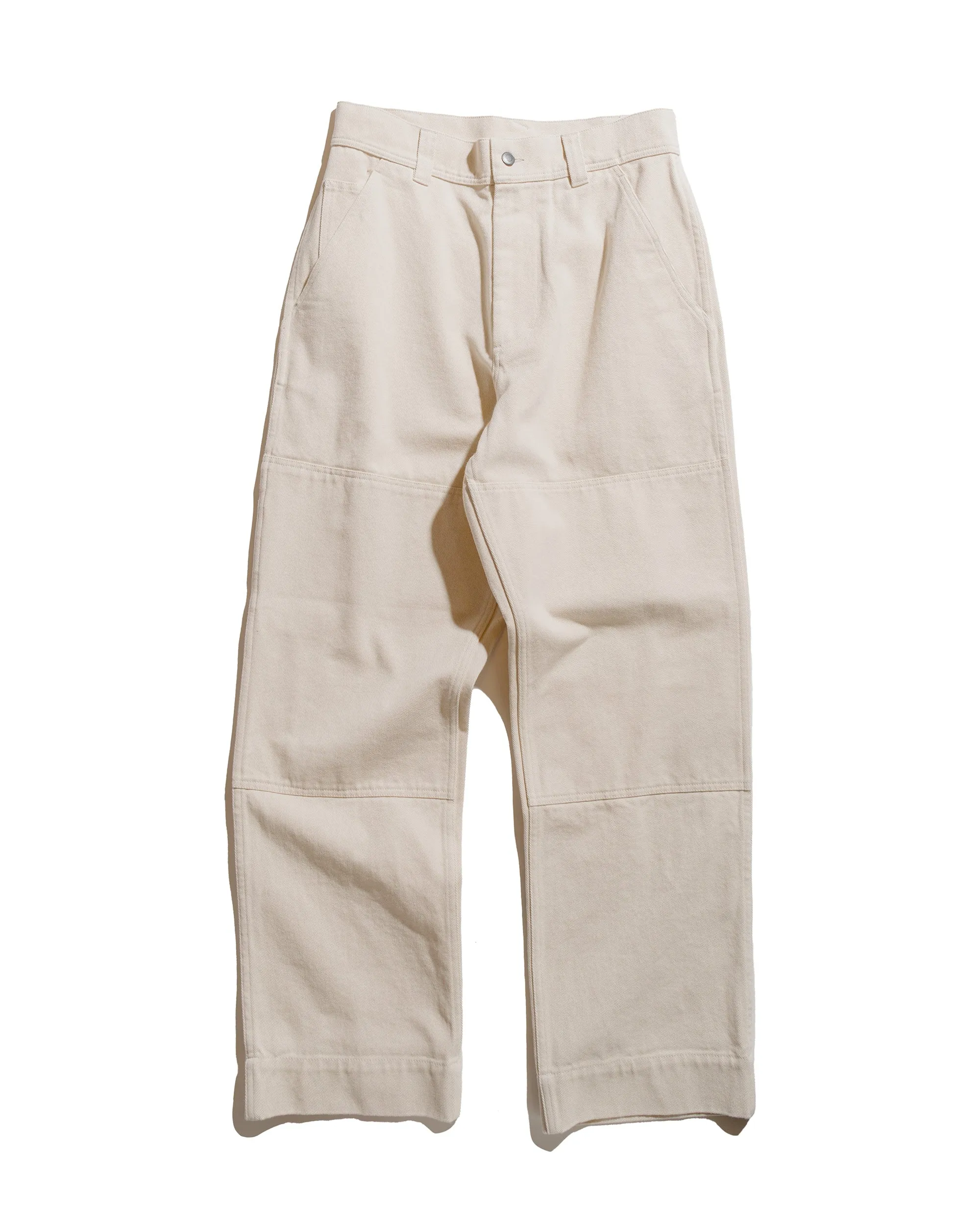MHL Tool Pocket Trousers Natural Cotton Denim Natural
