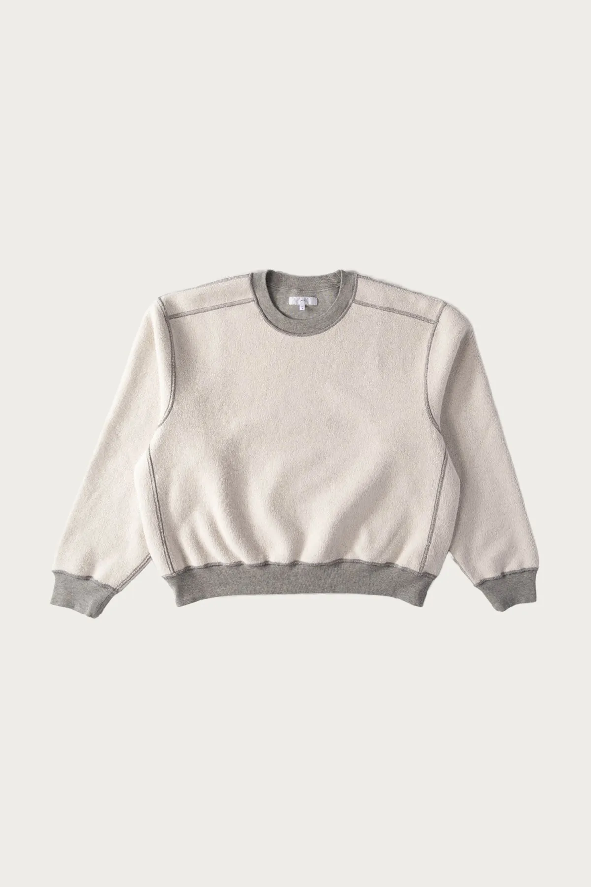 Mini Crewneck - Reverse Heather Grey