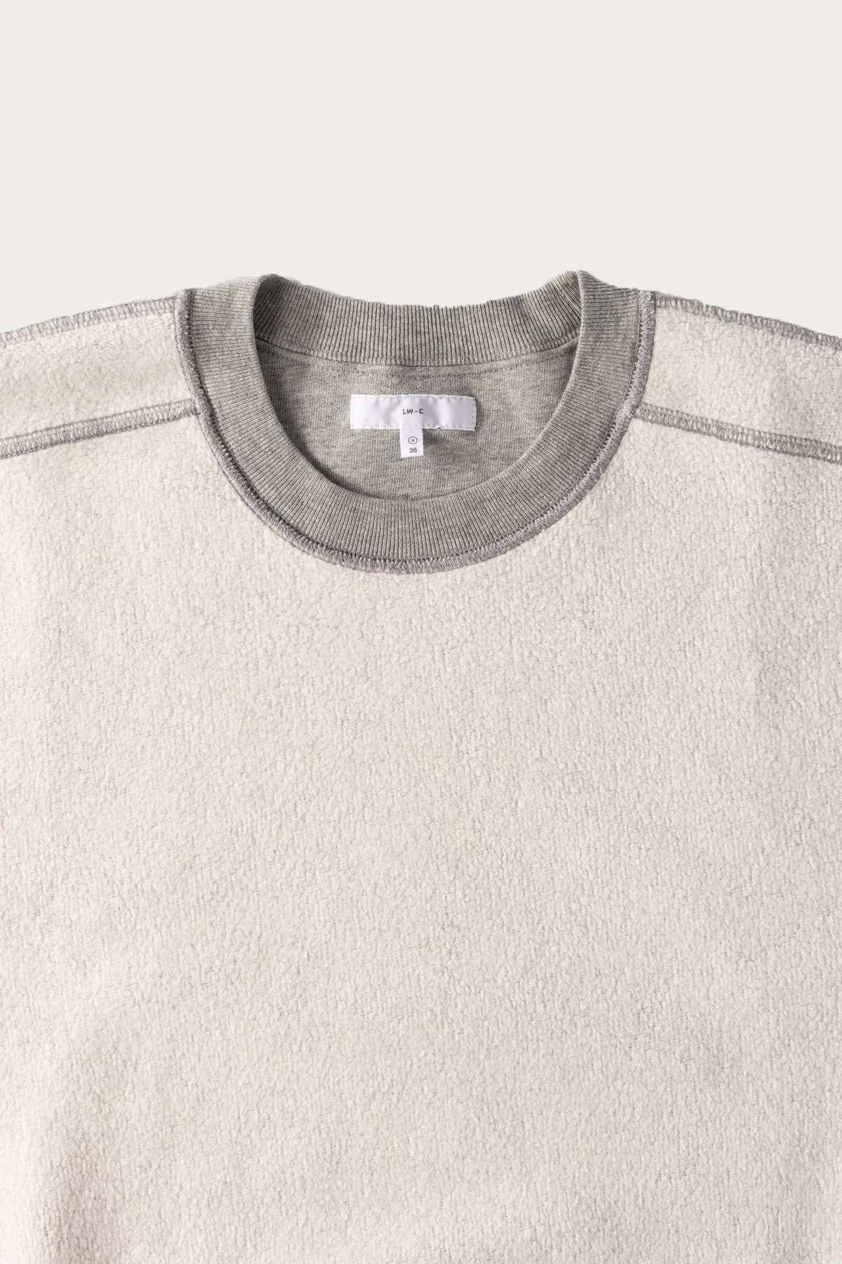 Mini Crewneck - Reverse Heather Grey