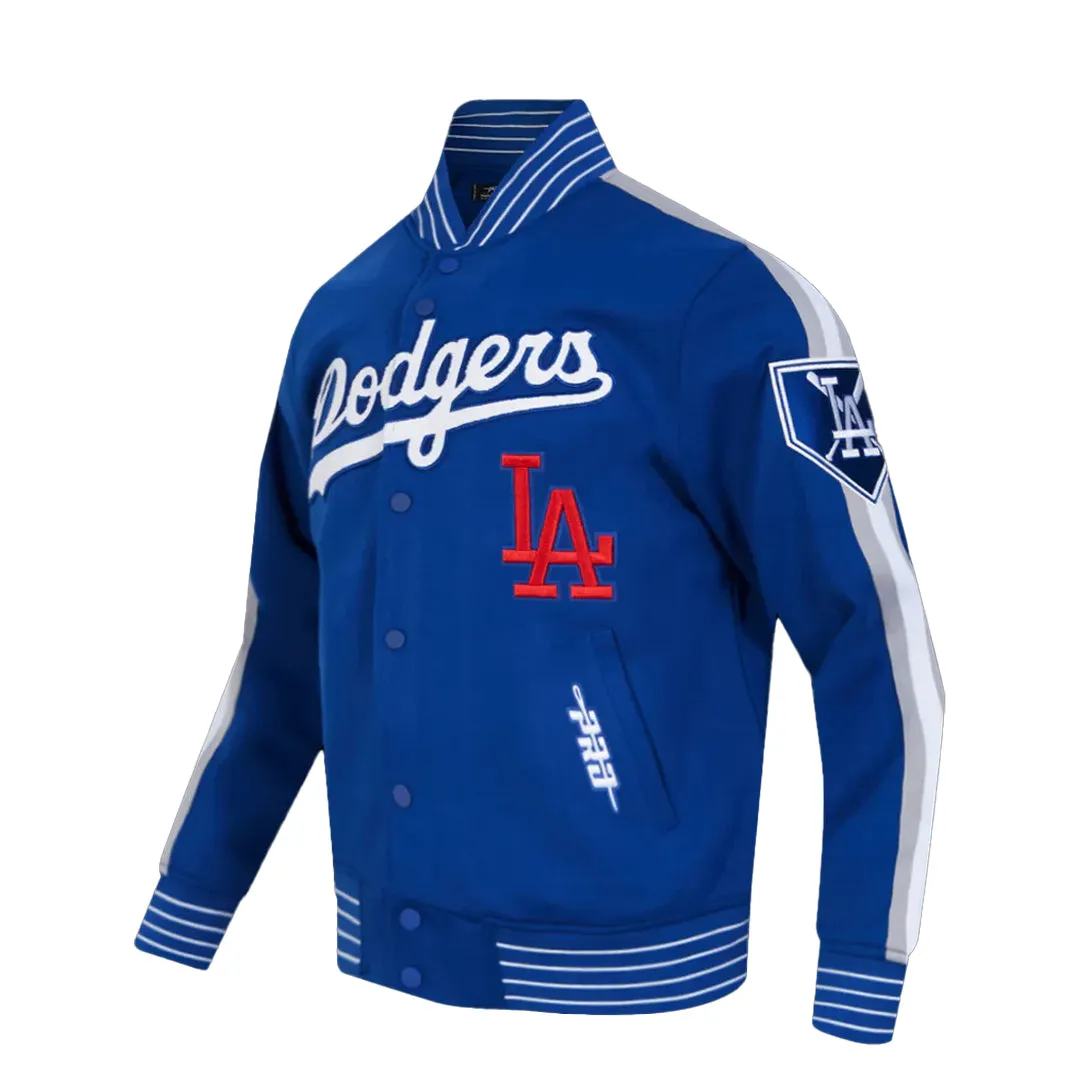 MLB LOS ANGELES DODGERS PRO GAME DAY DOUBLE KNIT JACKET