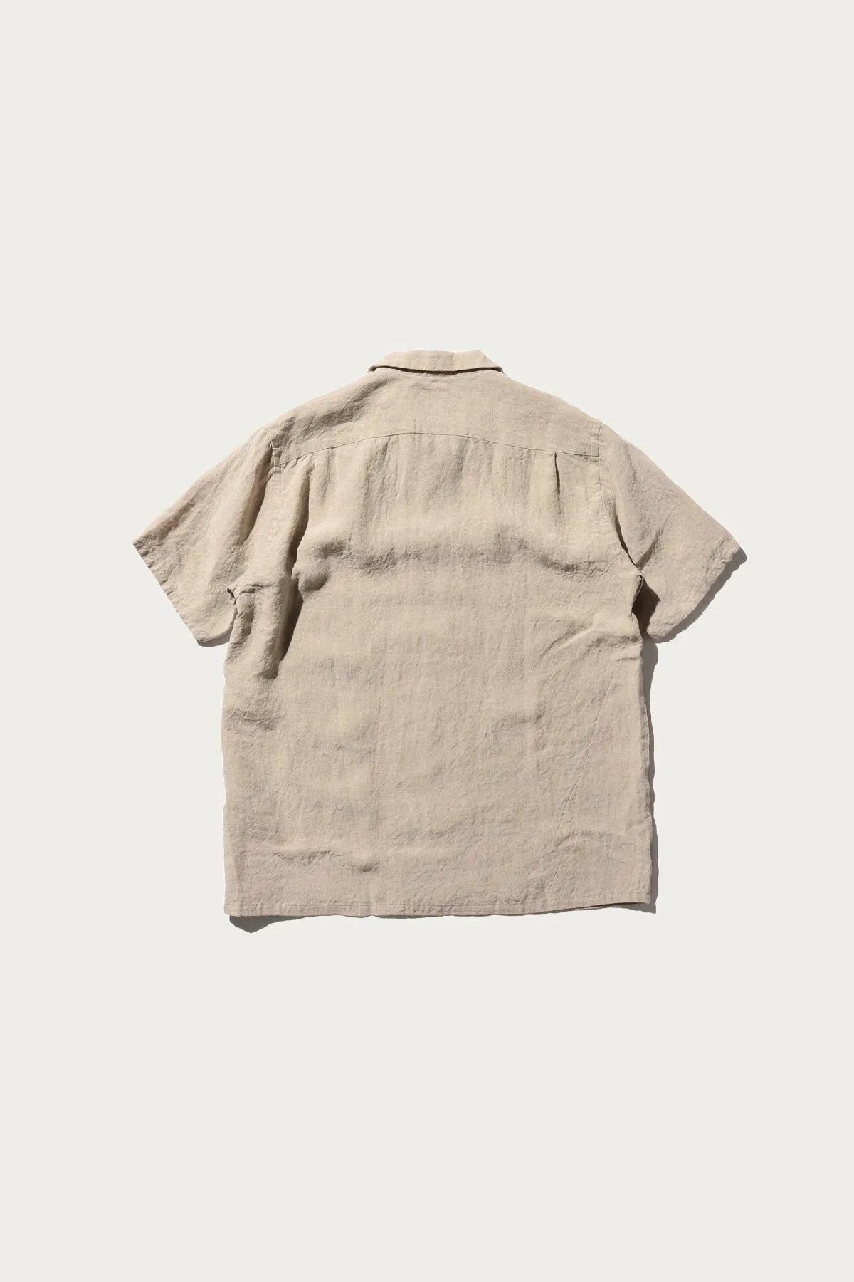 Open Collar 1/40 Linen - Beige