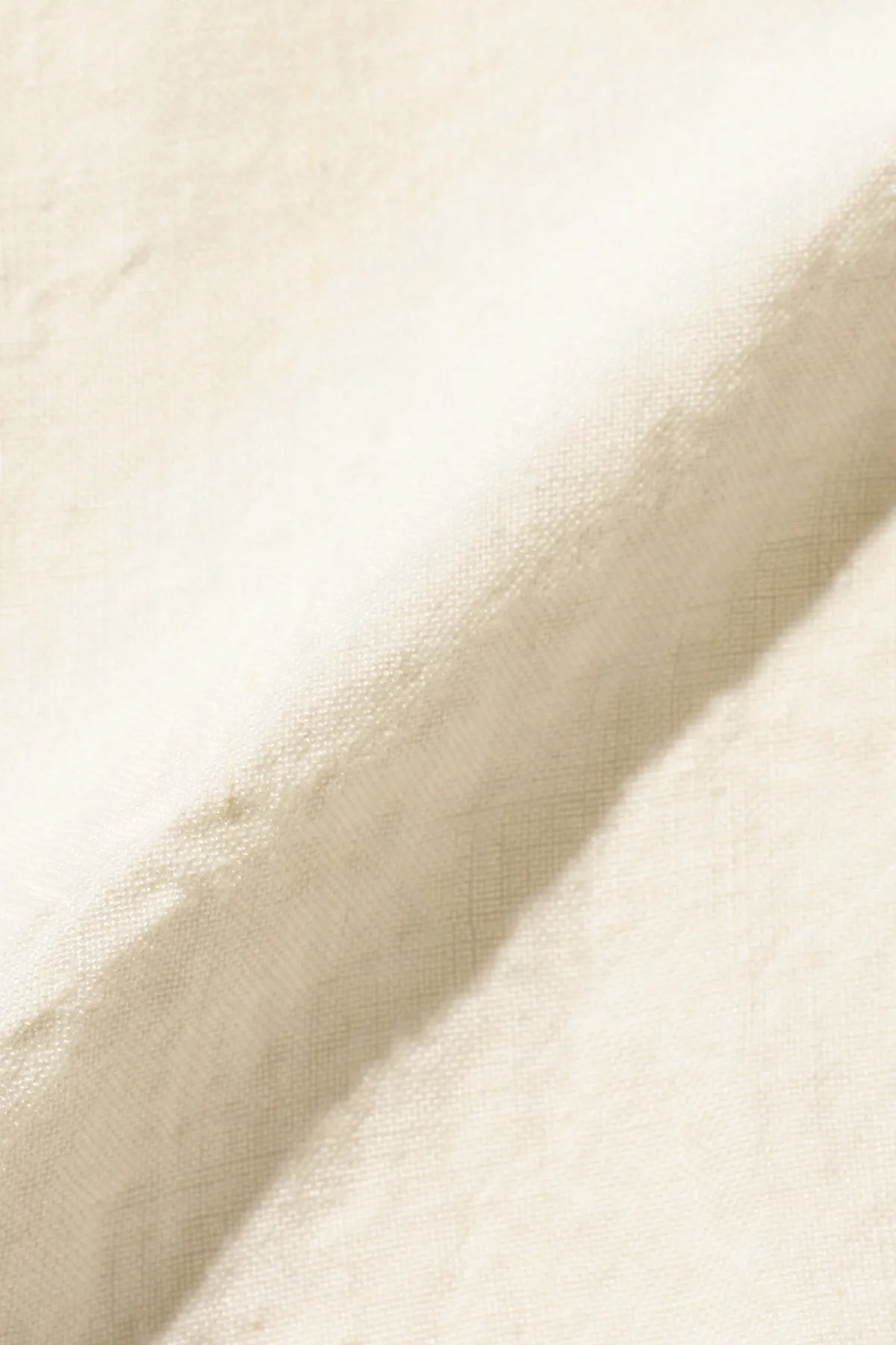 Open Collar 1/40 Linen - White