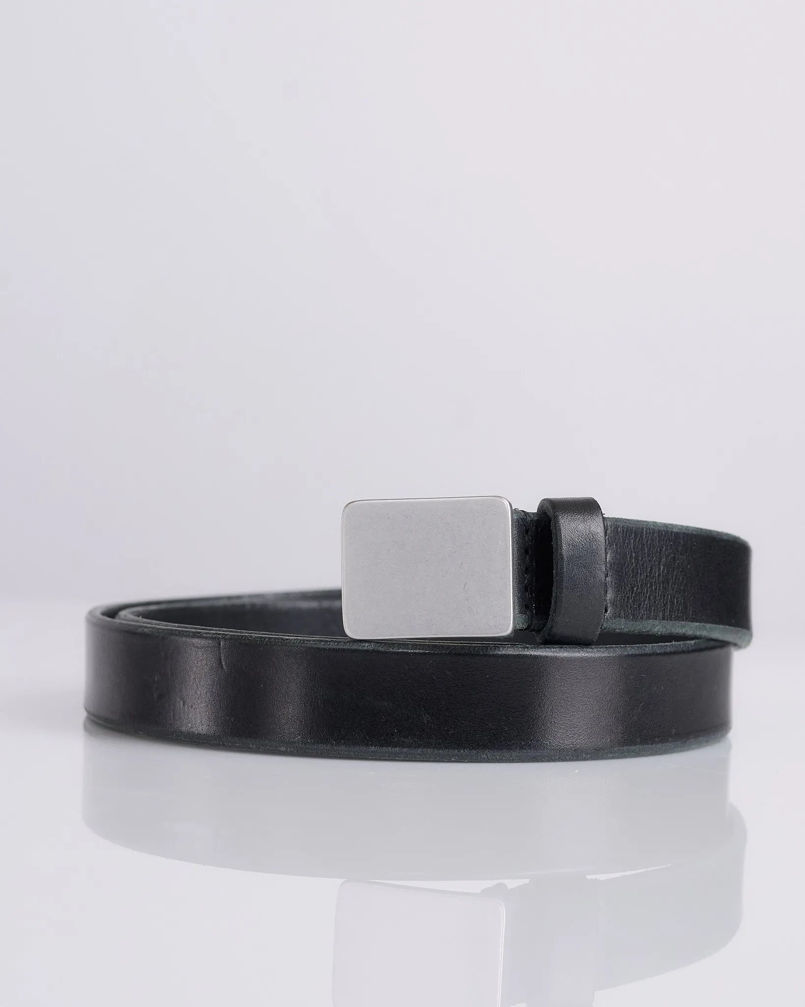 Our Legacy Speed Leather Belt Black