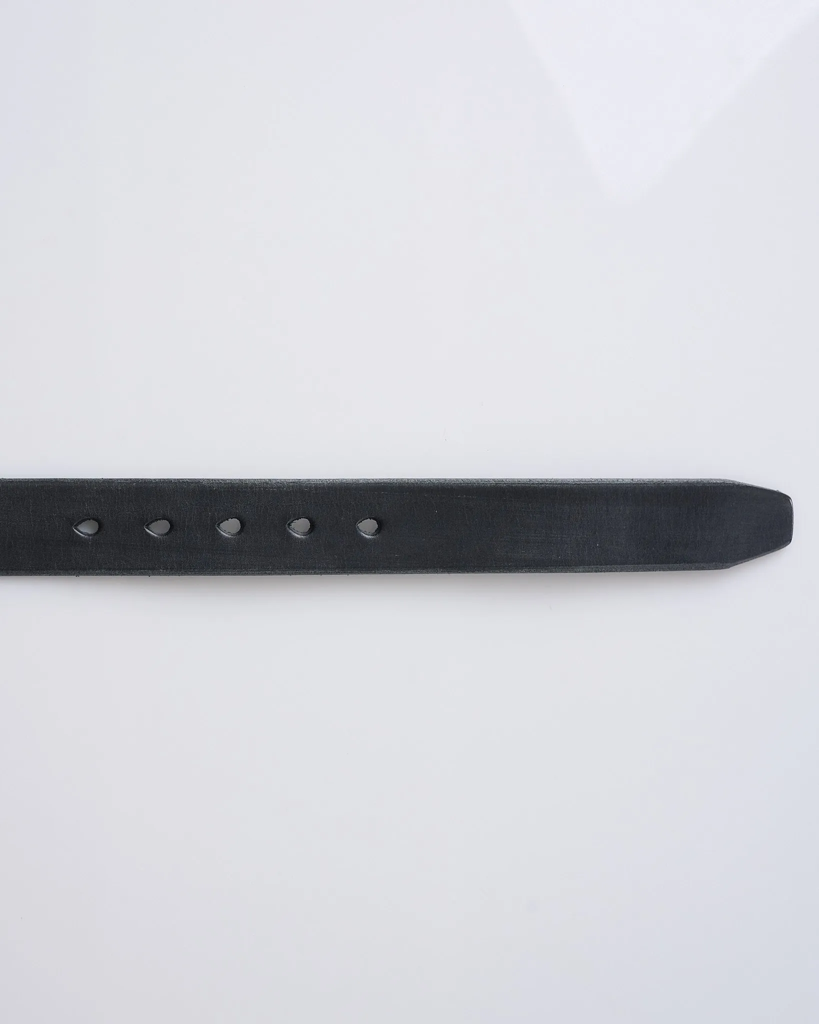Our Legacy Star Fall Bridle Leather Belt Black