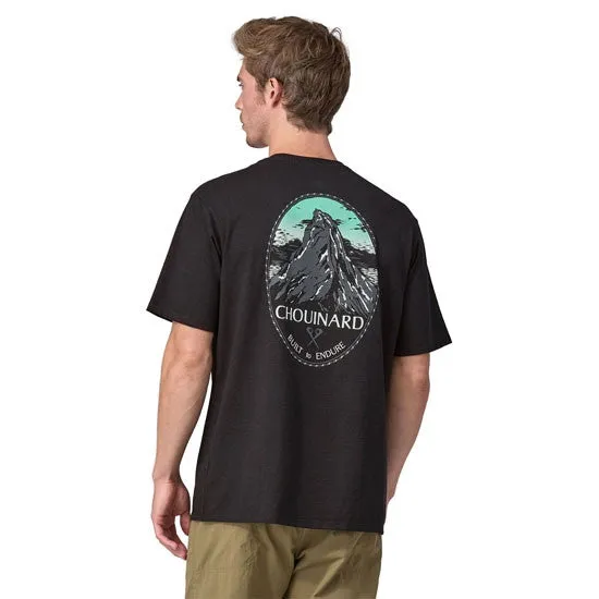 PATAGONIA CHOUINARD CREST POCKET RESPONSIBILI-TEE INK BLACK | CAMISETA CASUAL CON BOLSILLO