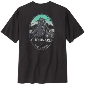 PATAGONIA CHOUINARD CREST POCKET RESPONSIBILI-TEE INK BLACK | CAMISETA CASUAL CON BOLSILLO