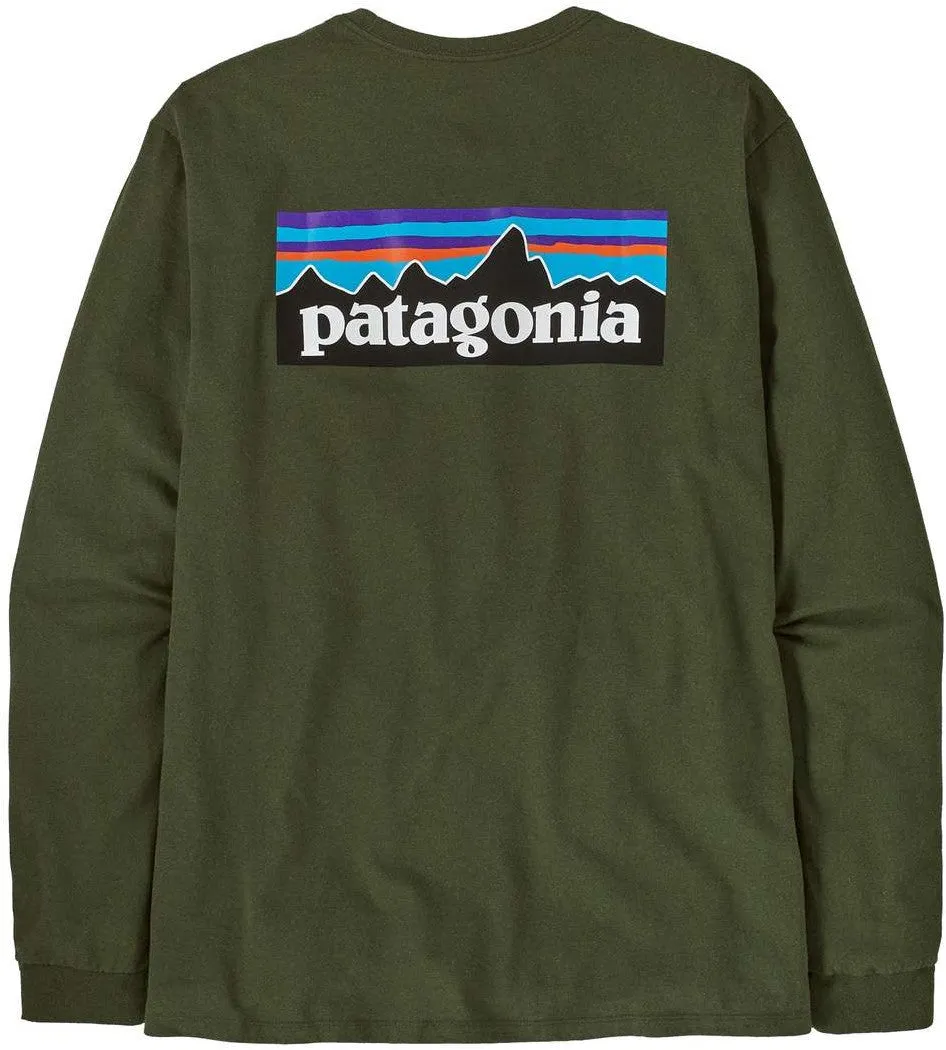 PATAGONIA L/S P-6 LOGO RESPONSIBILI-TEE | CAMISETA CASUAL DE MANGA LARGA