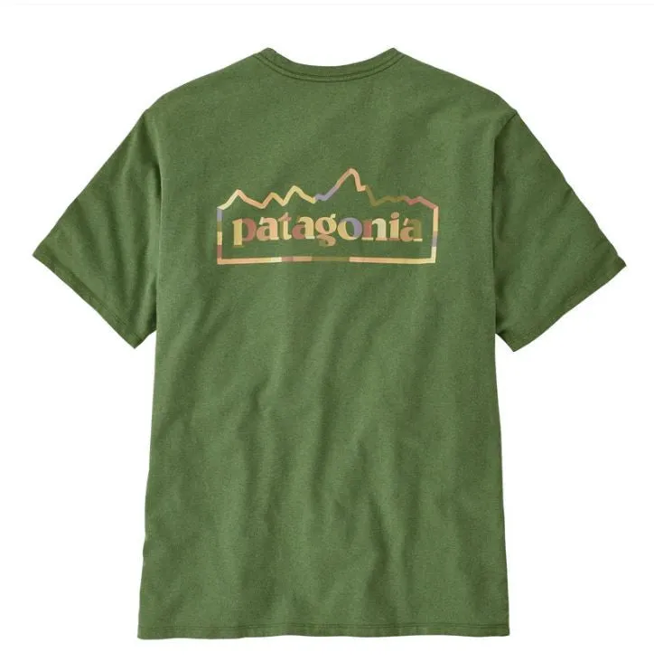 PATAGONIA UNITY FITZ RESPONSIBILI-TEE INK TERRAIN GREEN  | CAMISETA CASUAL