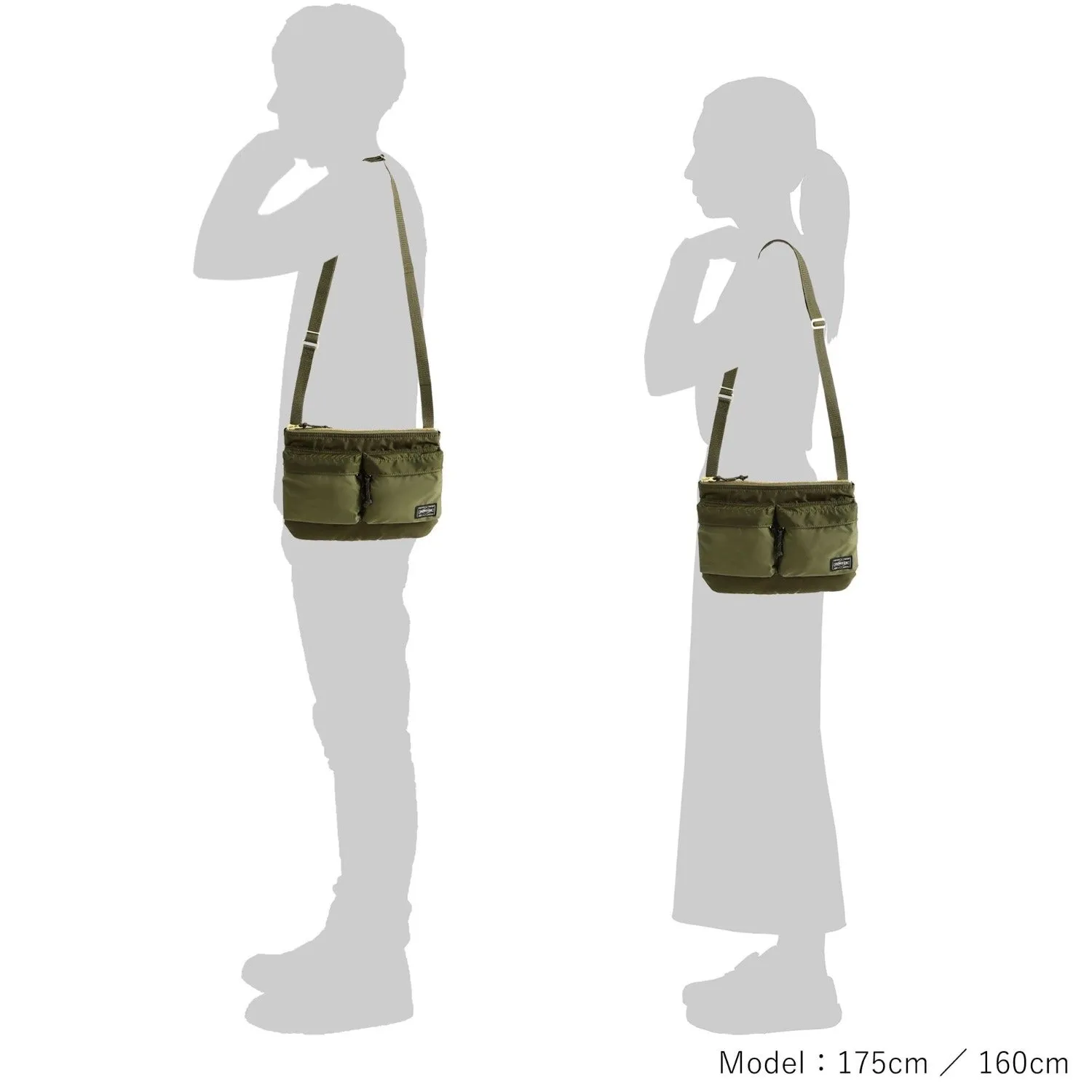Porter Force Shoulder Bag Navy