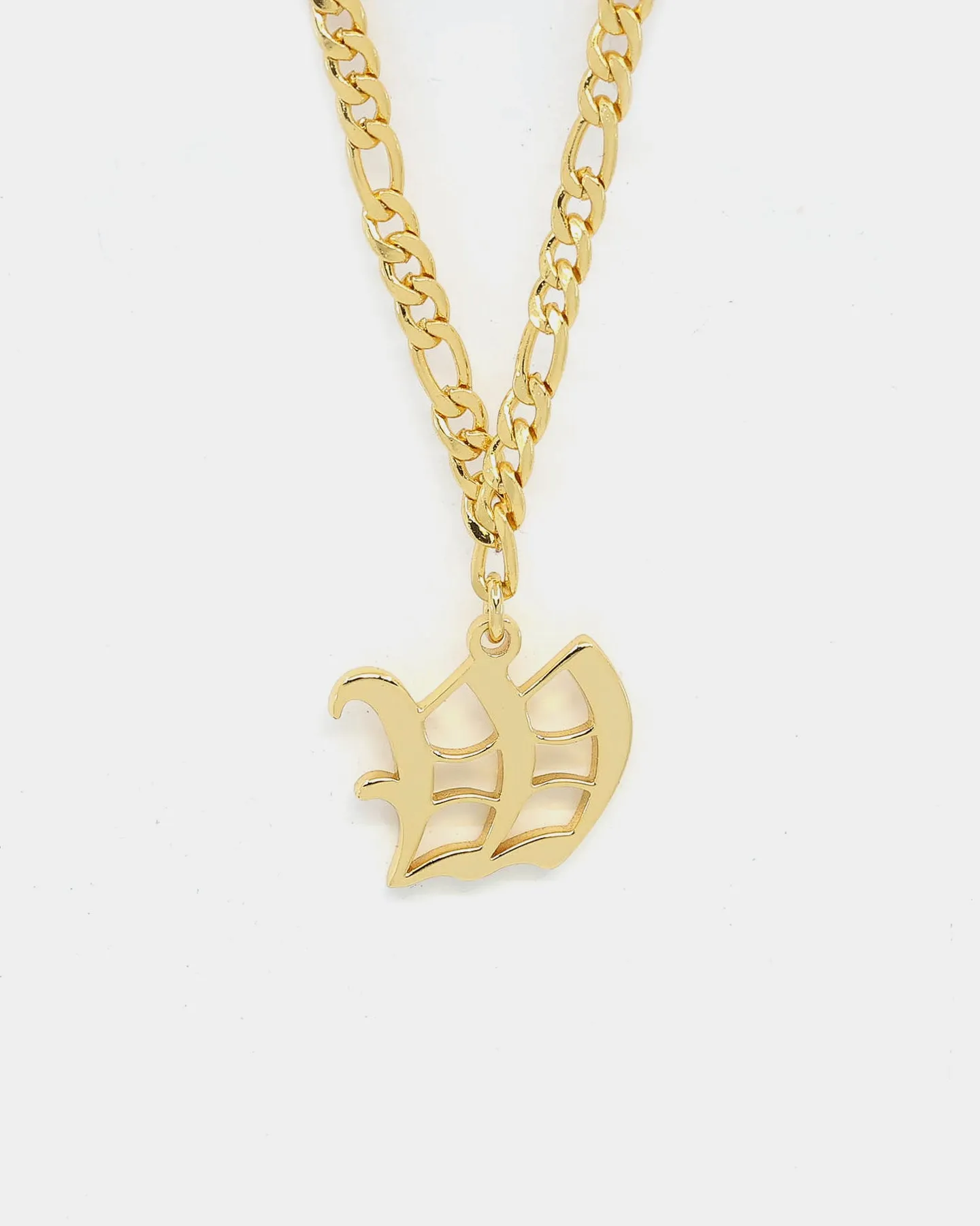 Raising Hell Women's Gothic Letter Anklet Gold