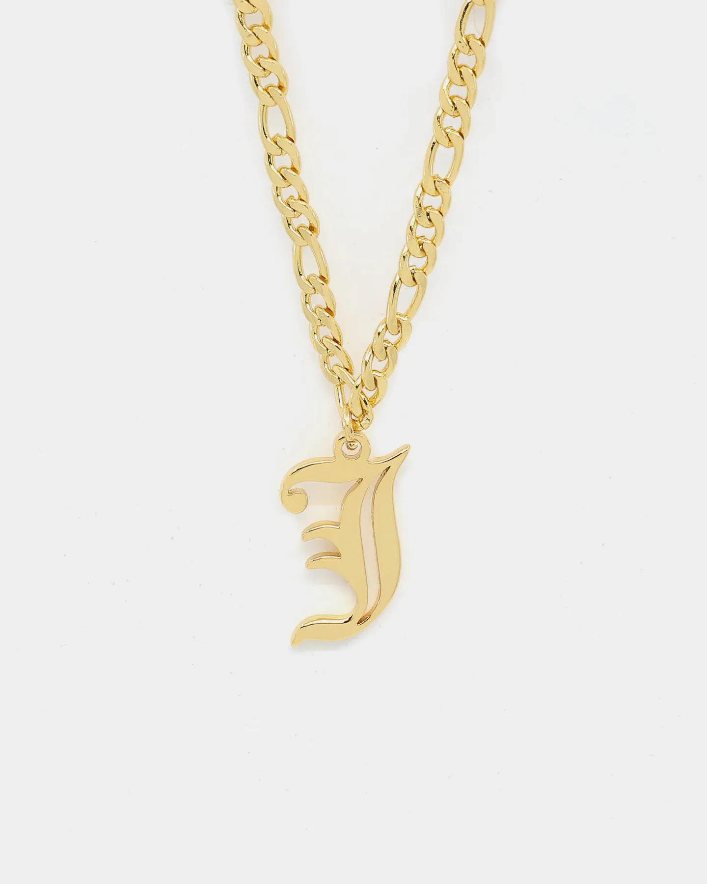 Raising Hell Women's Gothic Letter Anklet Gold