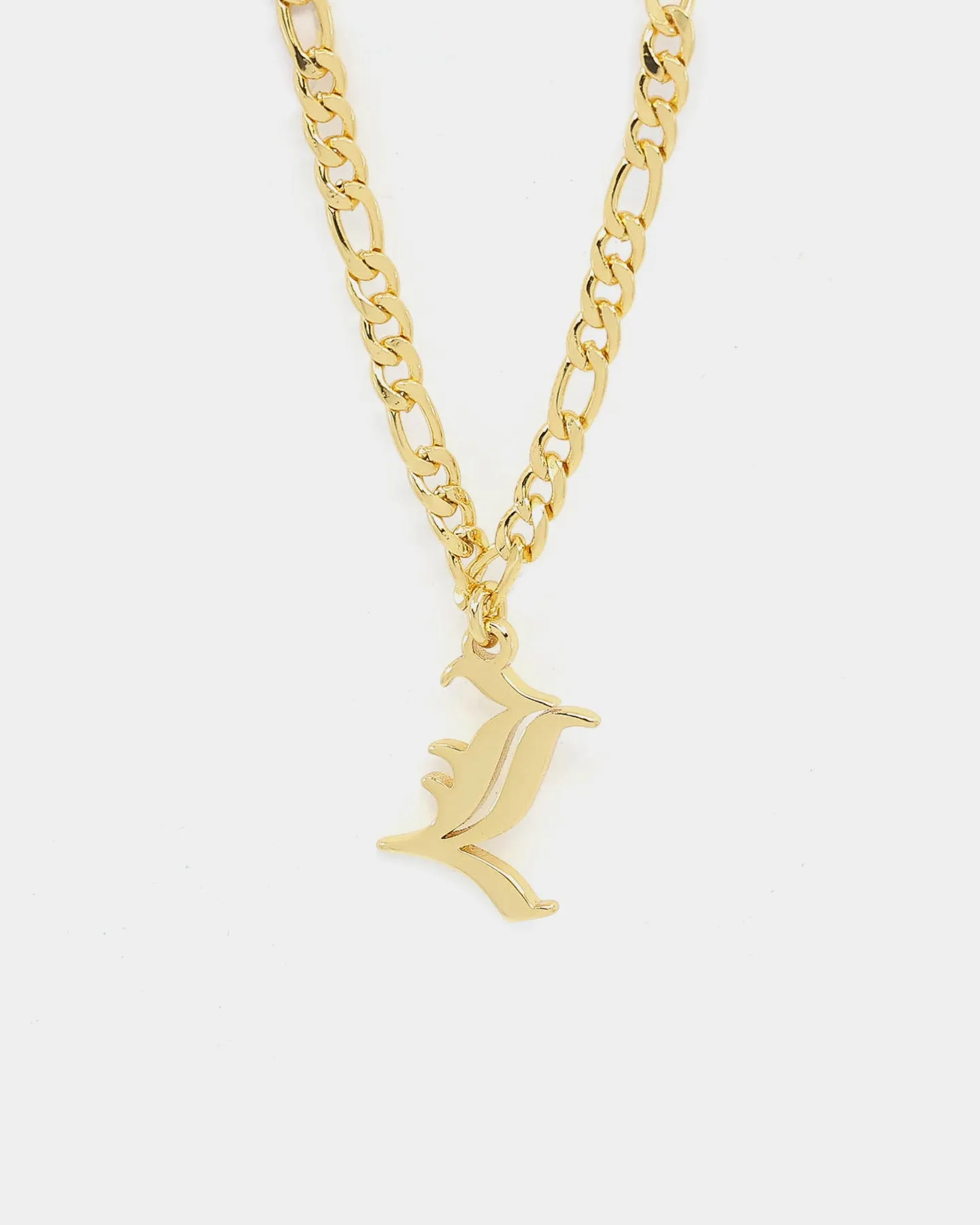 Raising Hell Women's Gothic Letter Anklet Gold