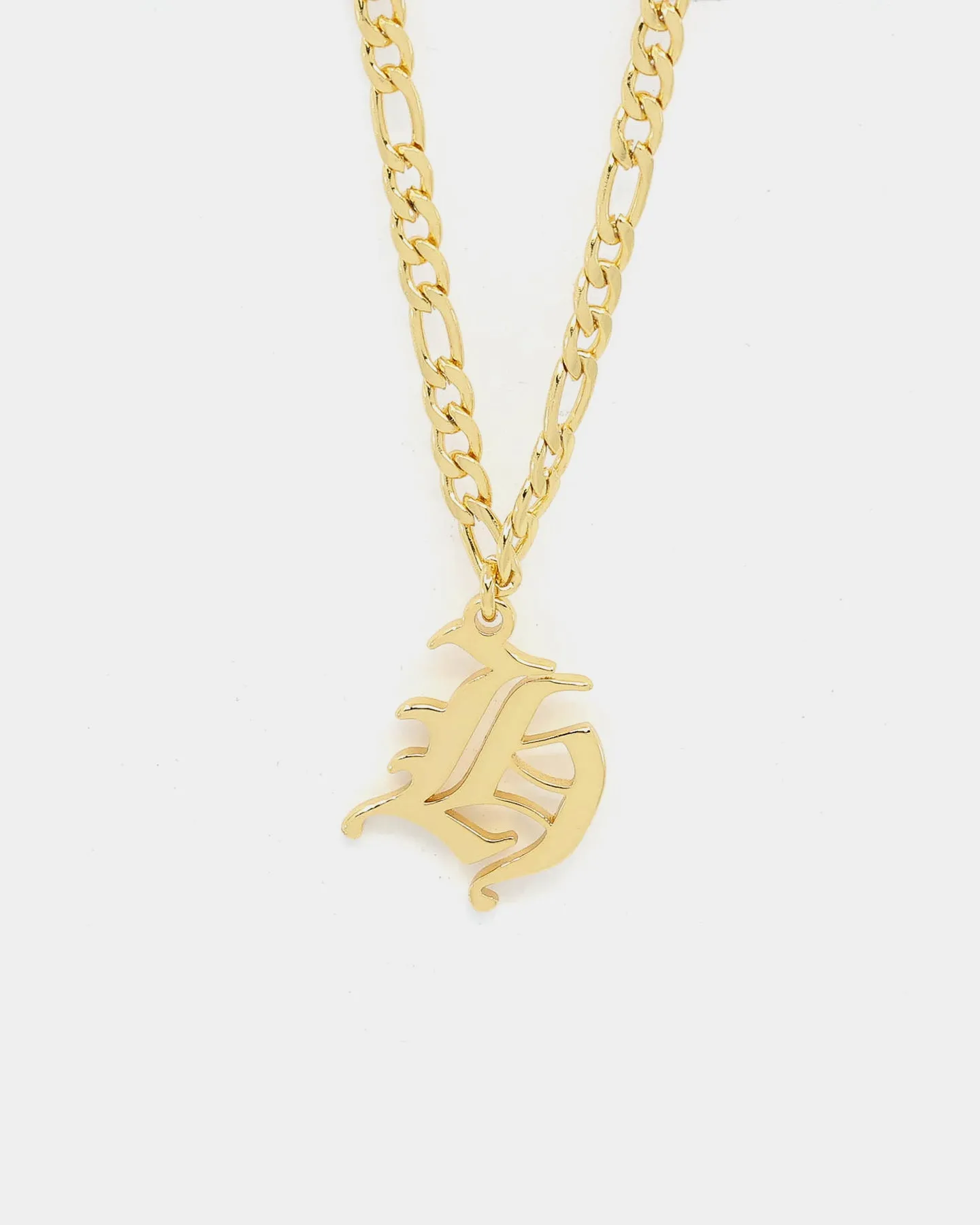 Raising Hell Women's Gothic Letter Anklet Gold