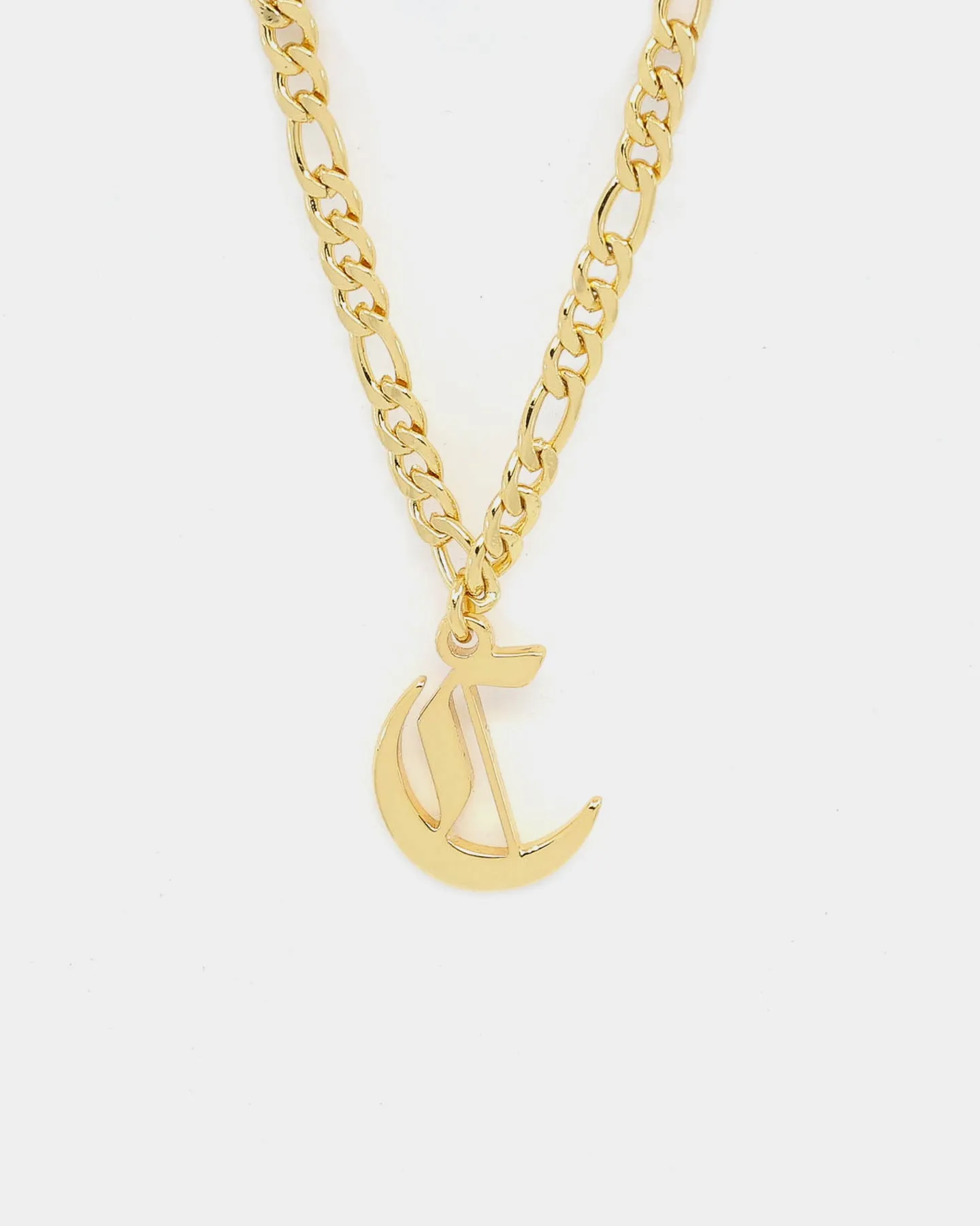 Raising Hell Women's Gothic Letter Anklet Gold