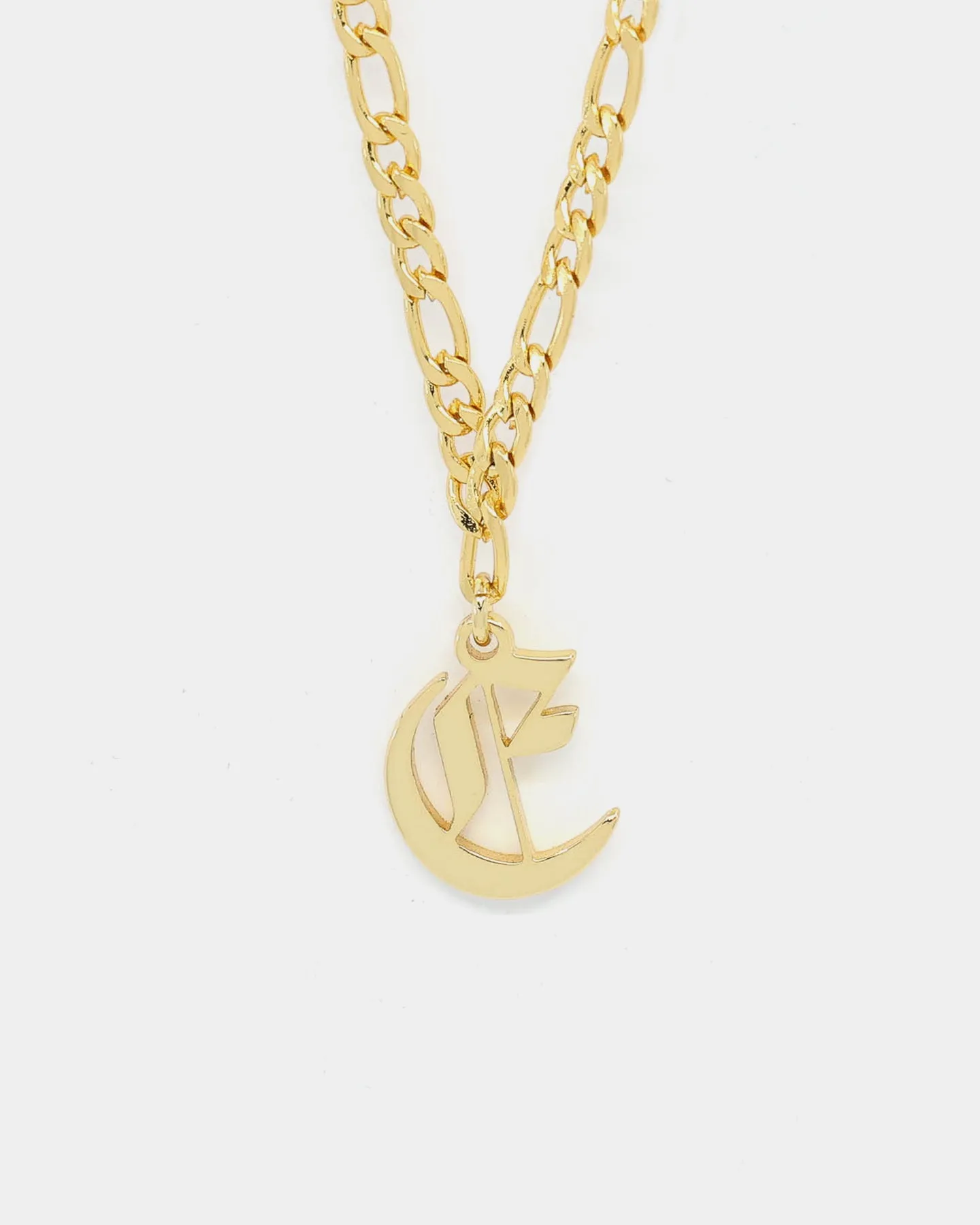 Raising Hell Women's Gothic Letter Anklet Gold