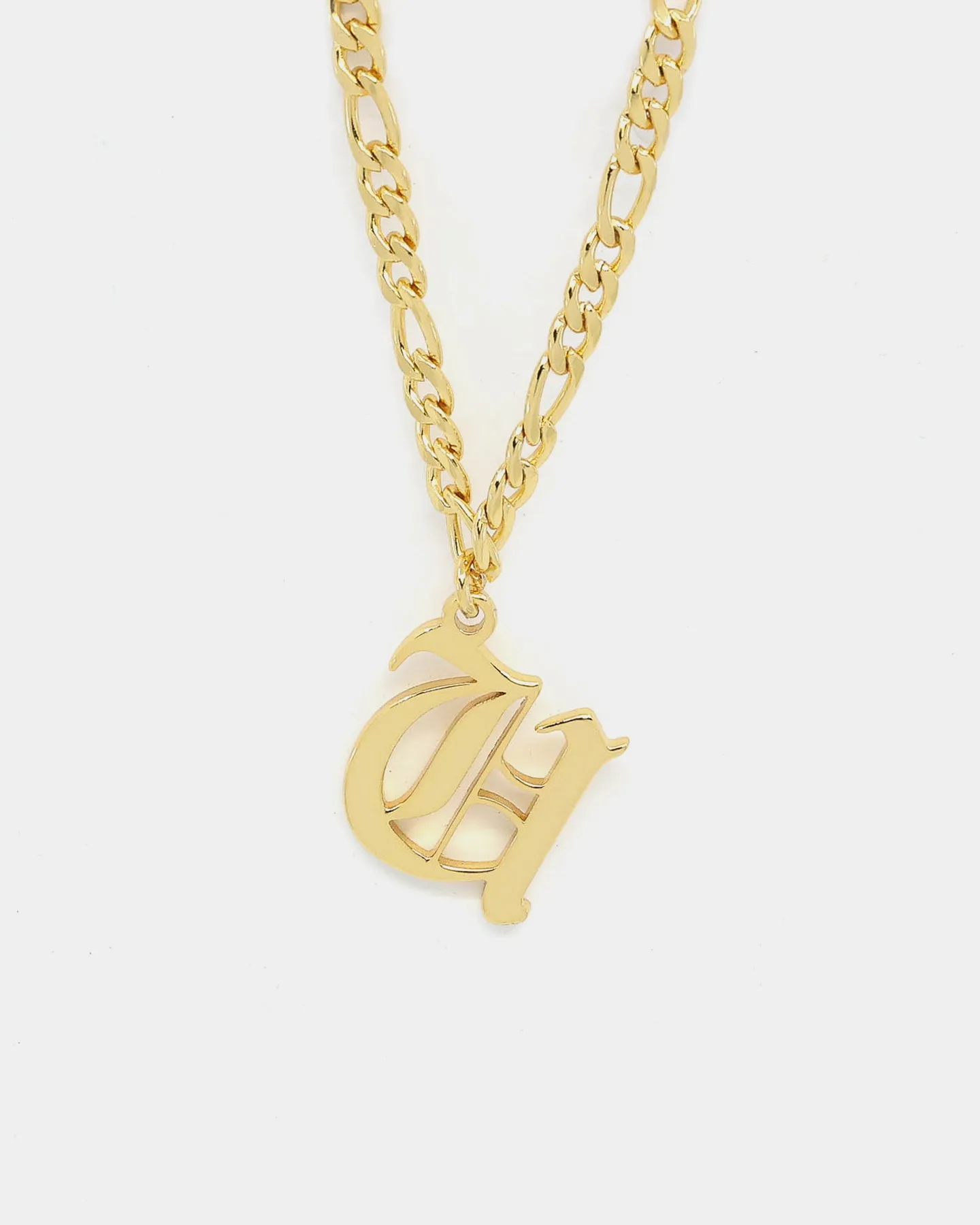 Raising Hell Women's Gothic Letter Anklet Gold