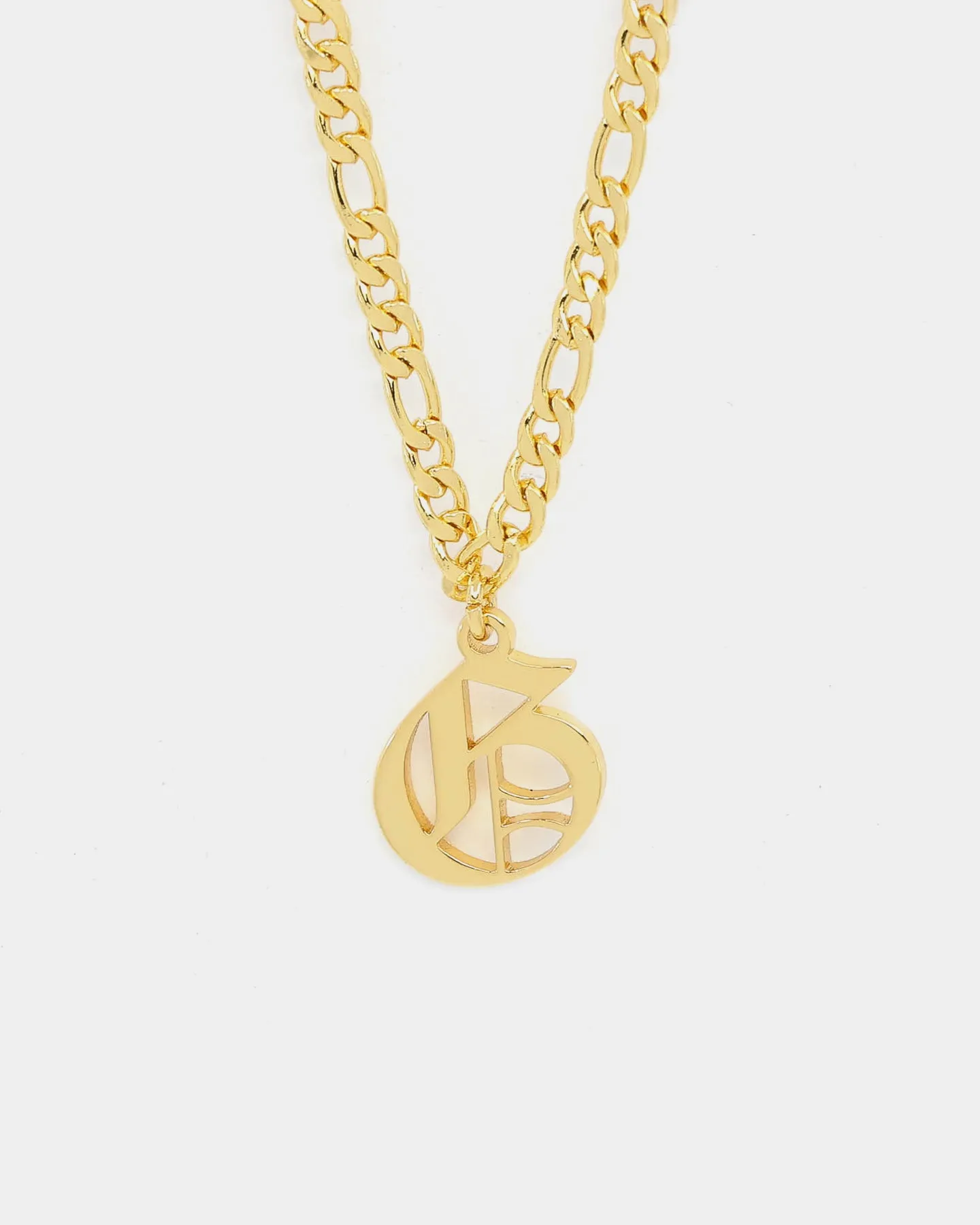 Raising Hell Women's Gothic Letter Anklet Gold