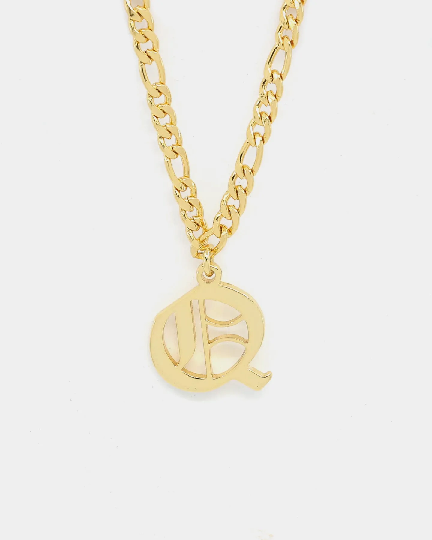 Raising Hell Women's Gothic Letter Anklet Gold