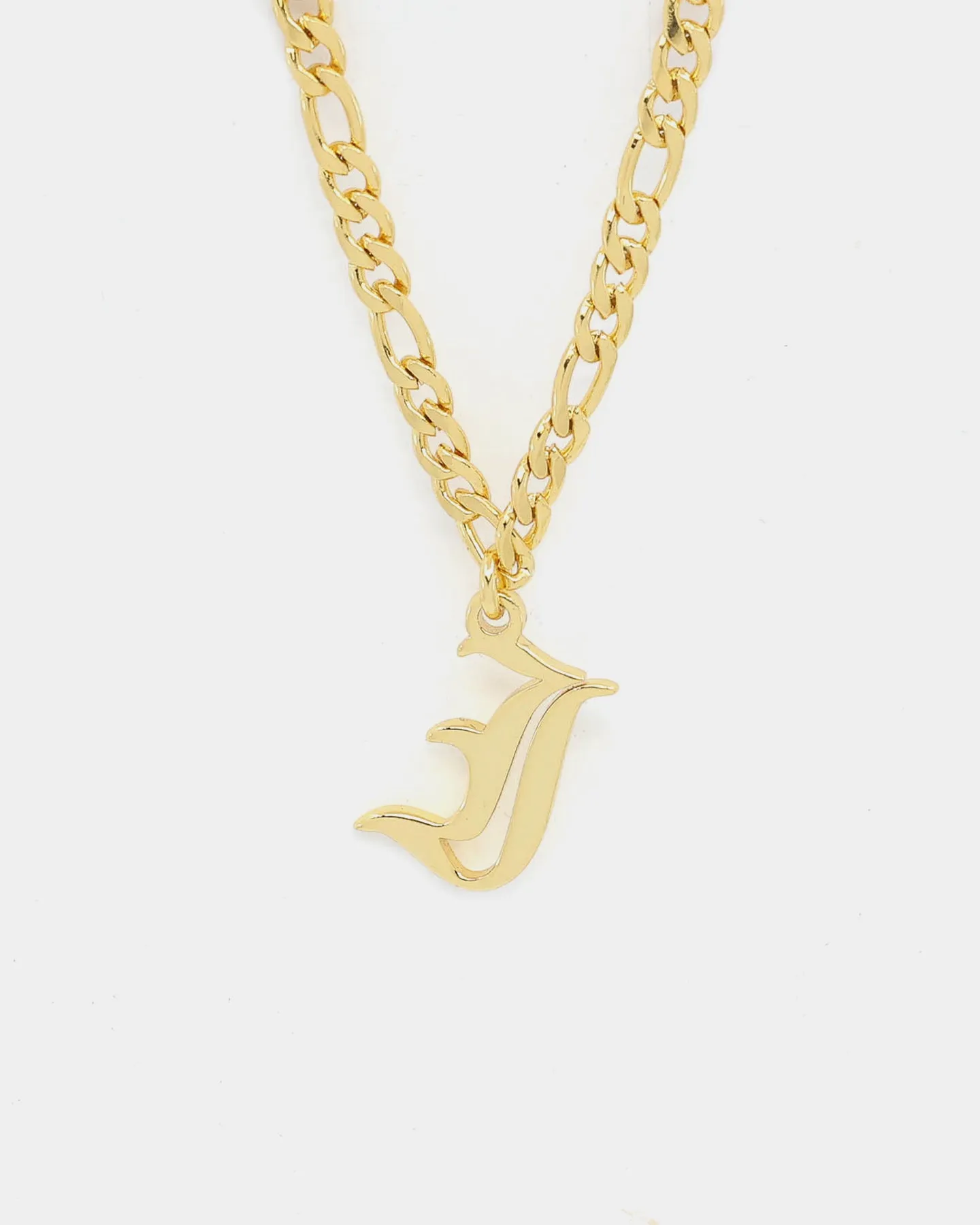 Raising Hell Women's Gothic Letter Anklet Gold