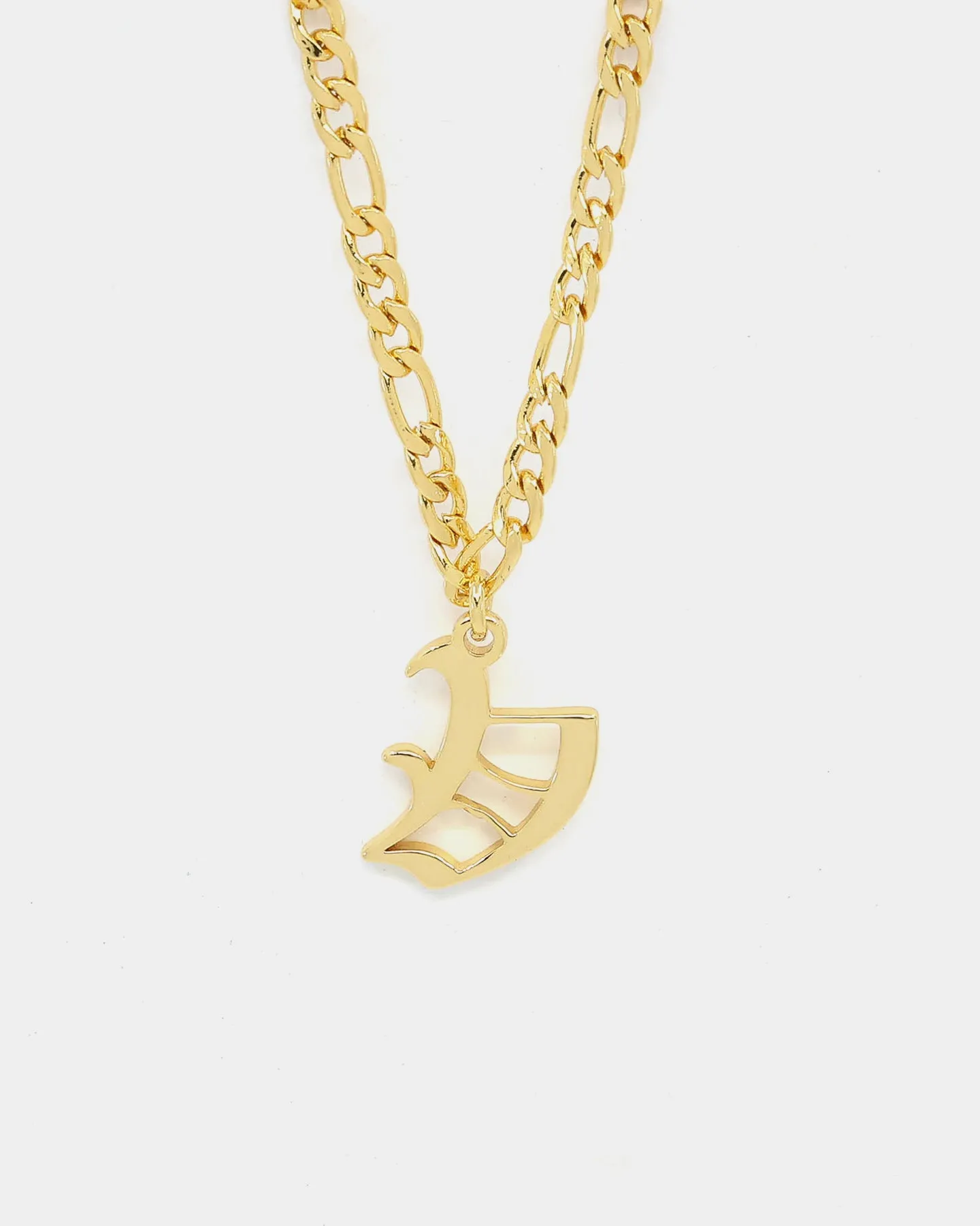 Raising Hell Women's Gothic Letter Anklet Gold