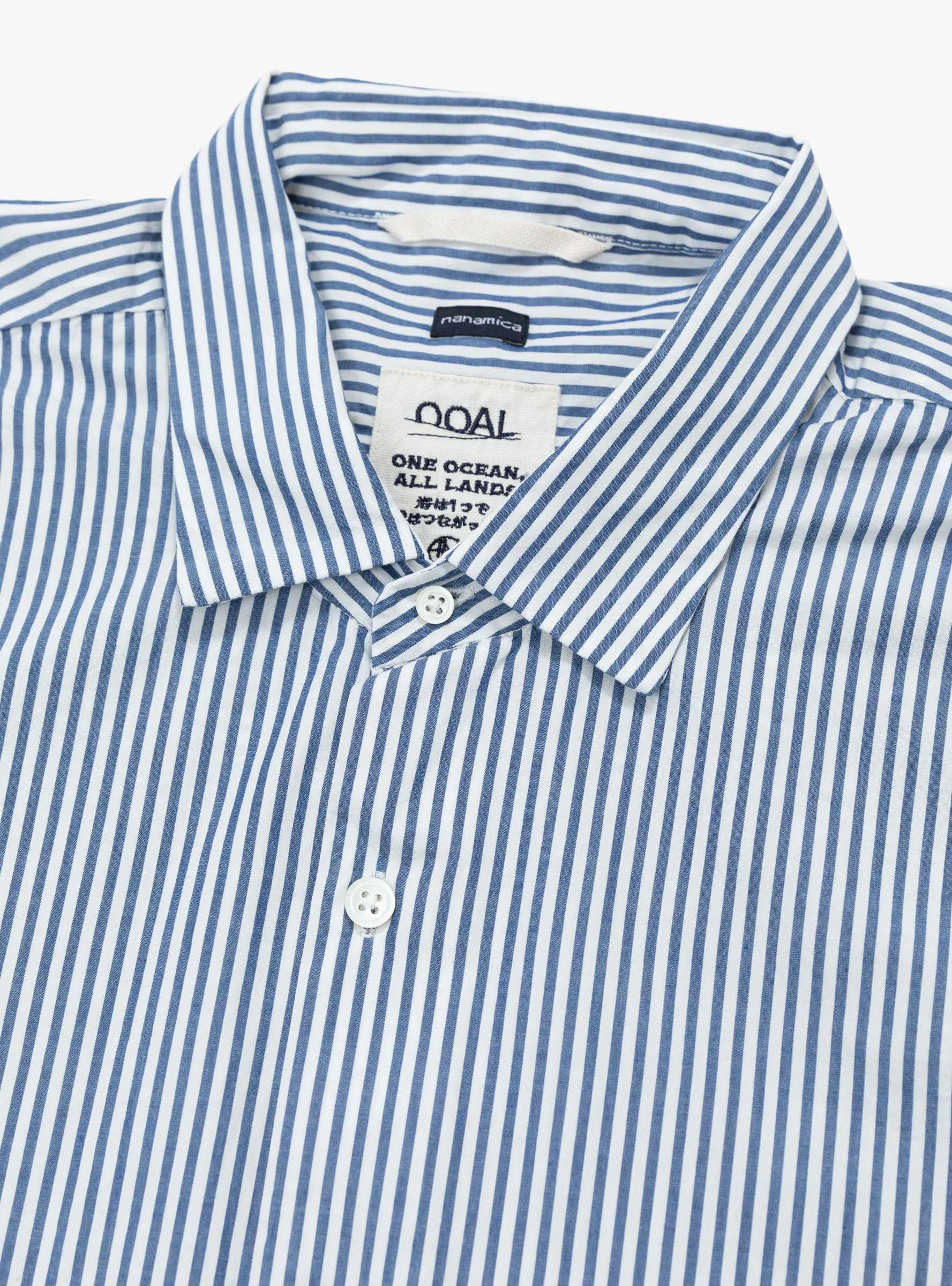 Regular Collar Gradient Wind Shirt Navy