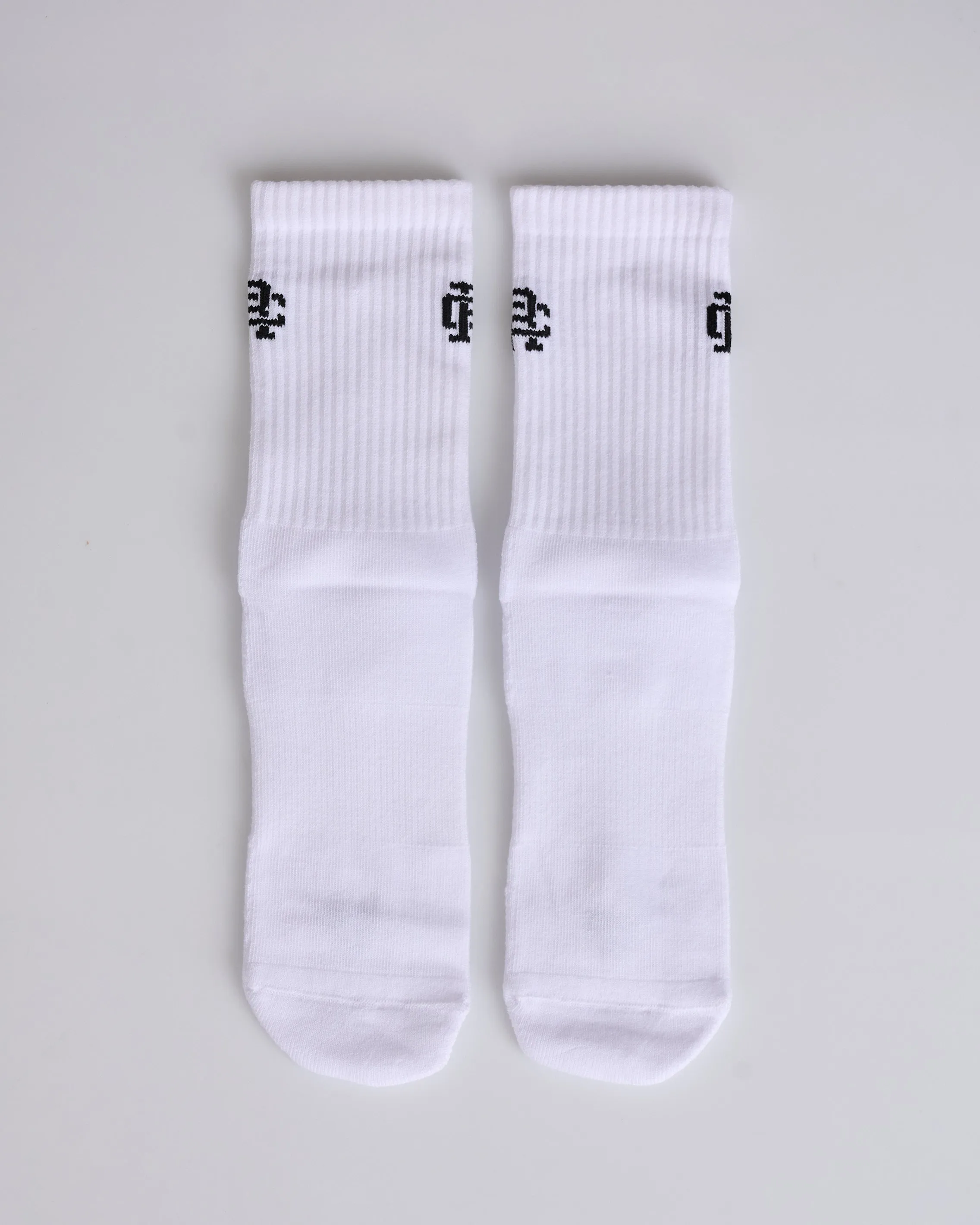 Reigning Champ Knit Classic Crew Sock White