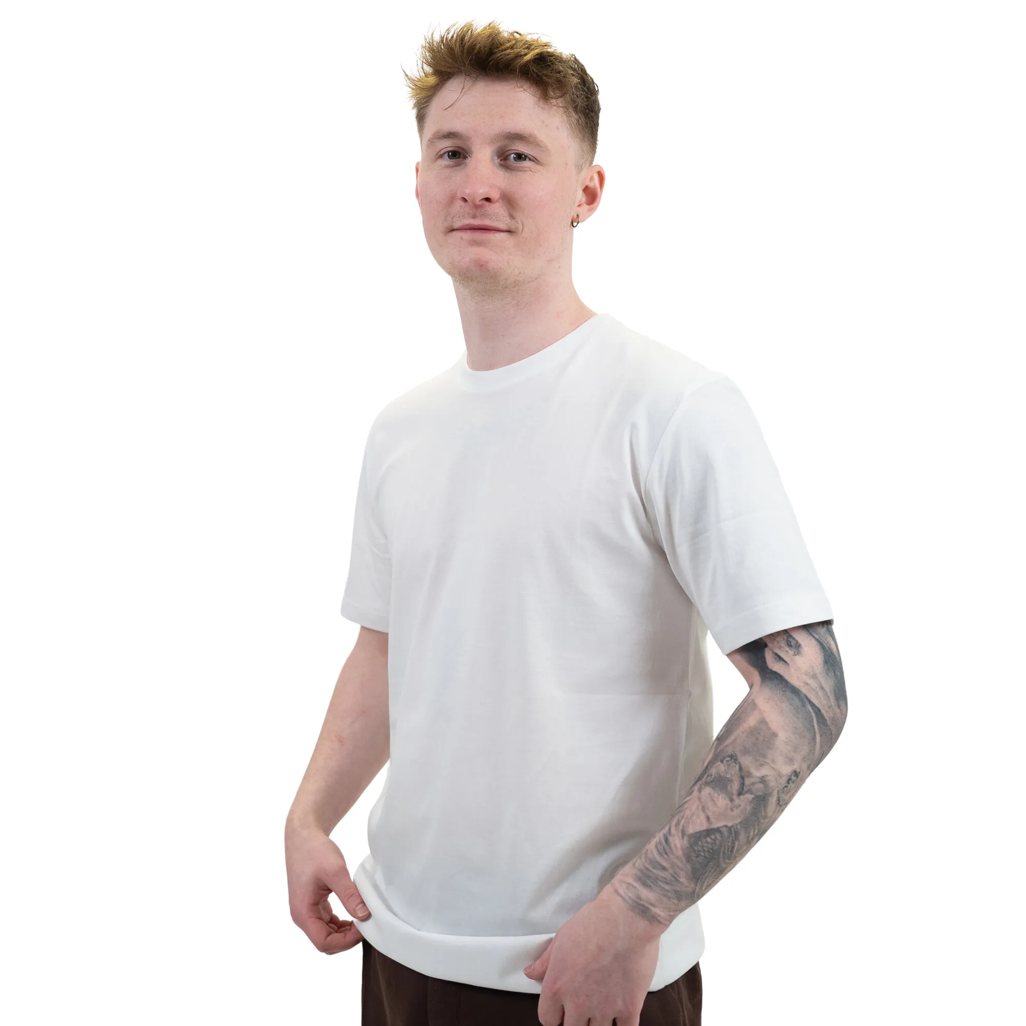 SB Drip Tee White