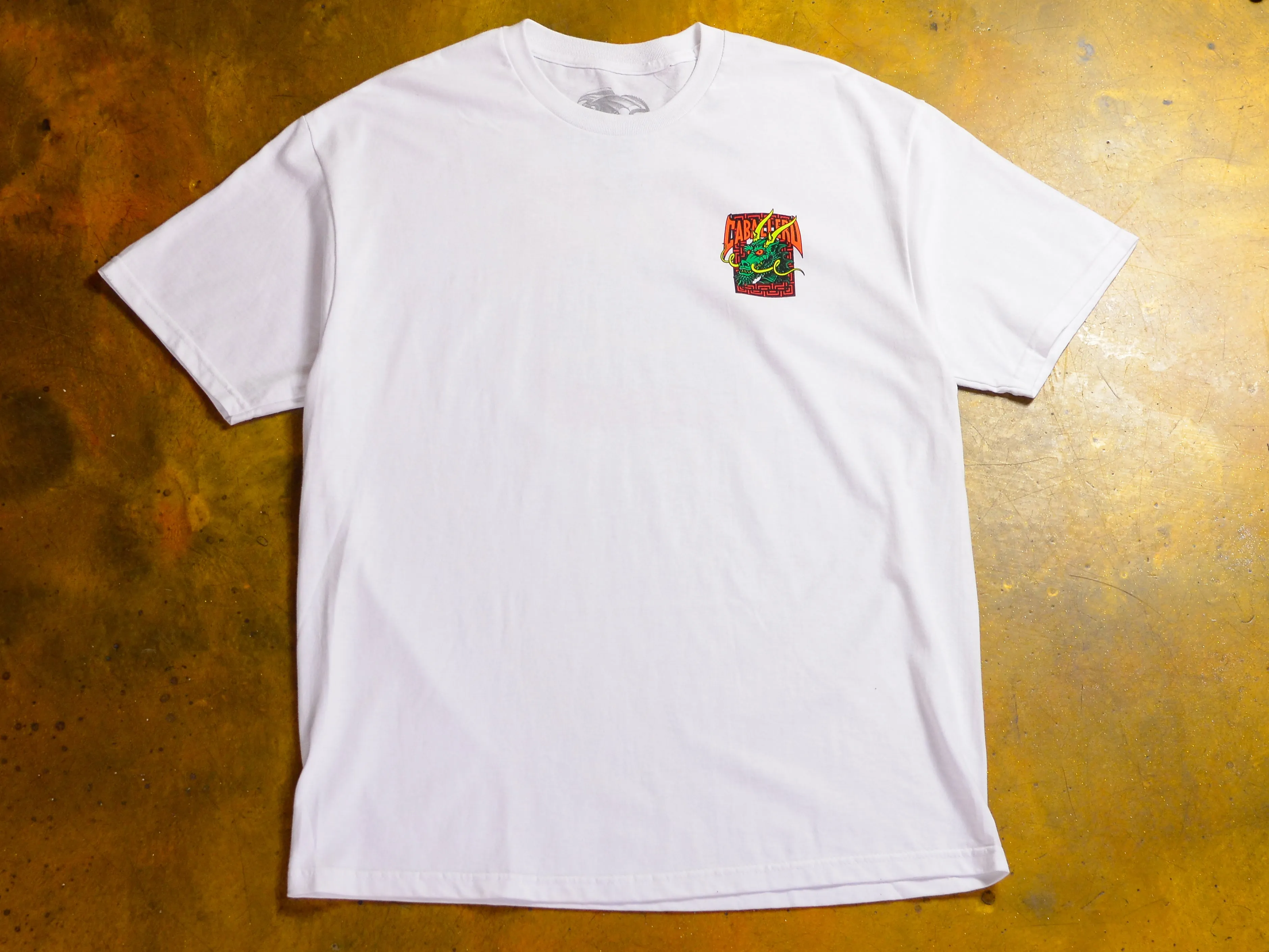 Steve Caballero Street Dragon T-Shirt - White