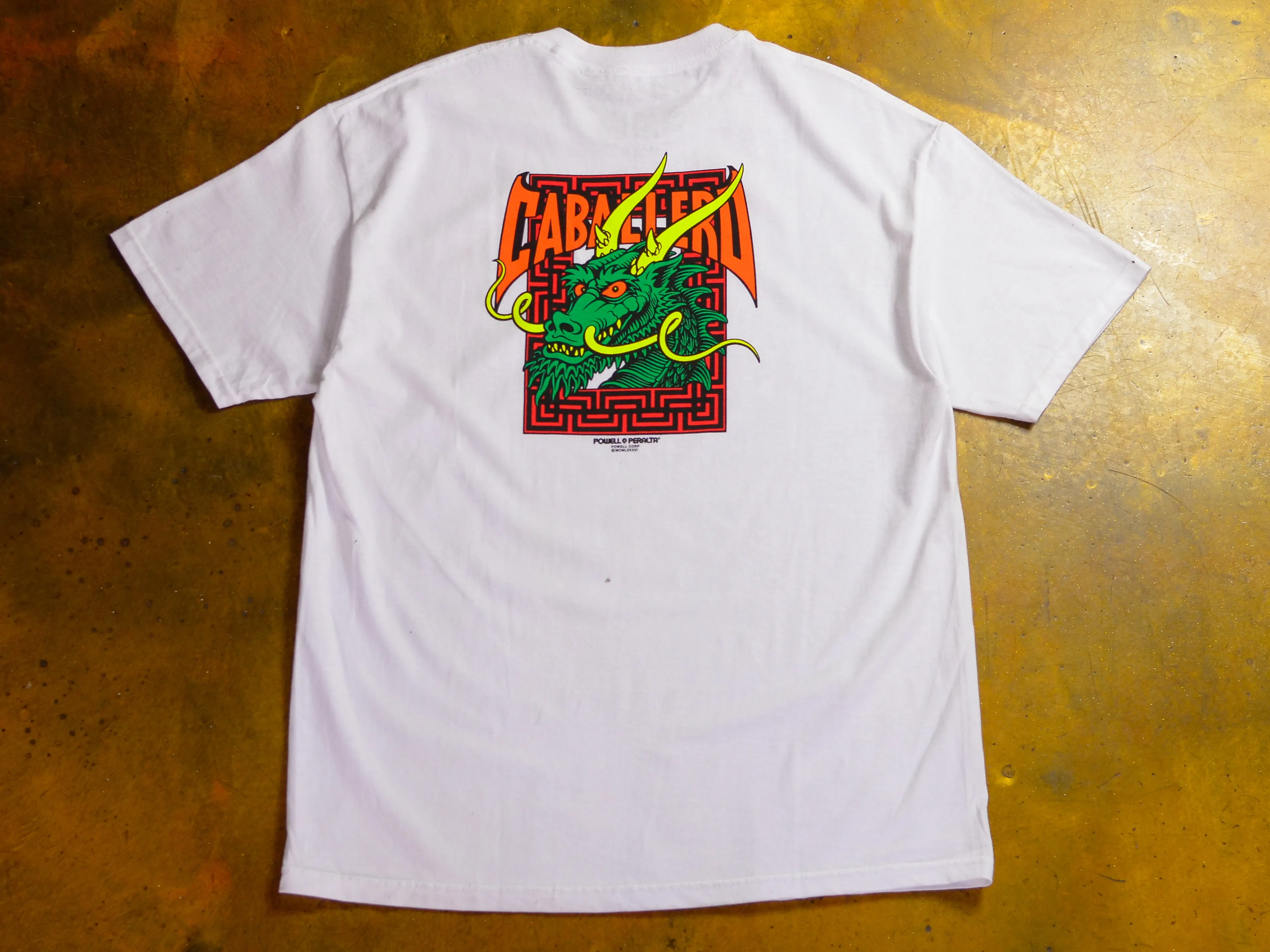 Steve Caballero Street Dragon T-Shirt - White