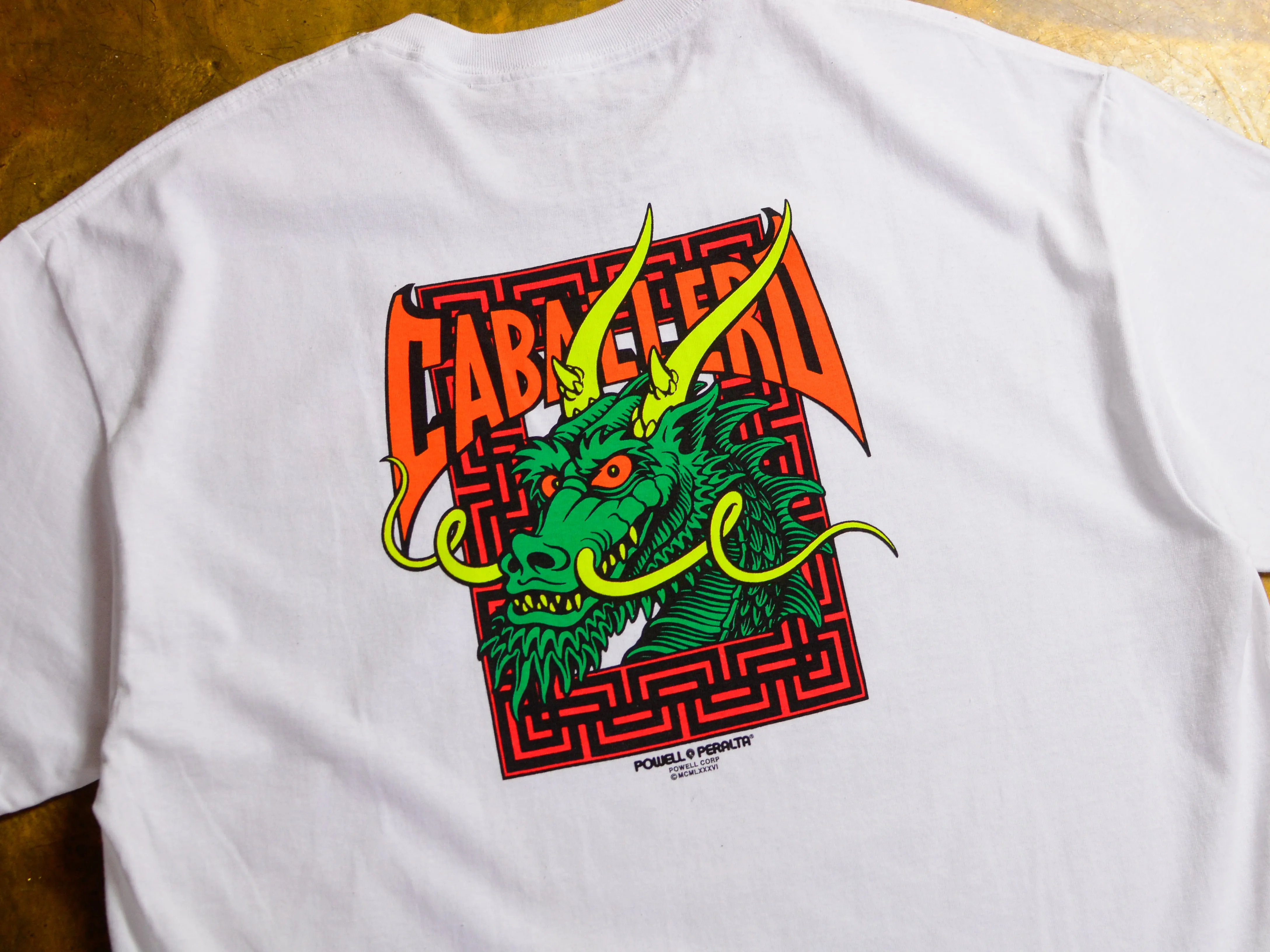 Steve Caballero Street Dragon T-Shirt - White