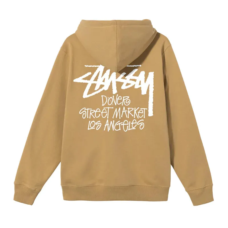 Stssy DSM Men's Los Angeles Zip Hoodie Khaki