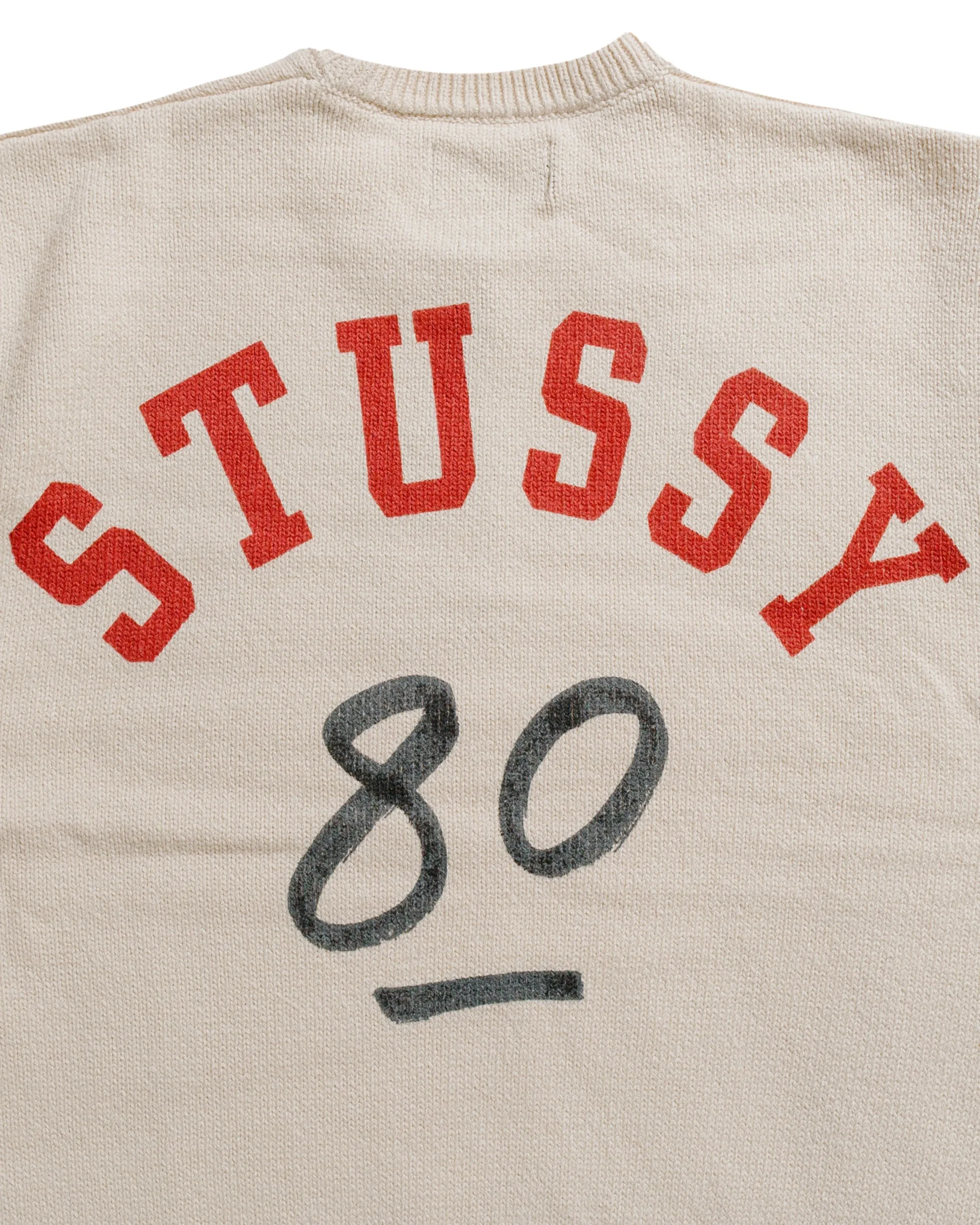 Stssy Handwritten Sweater Natural