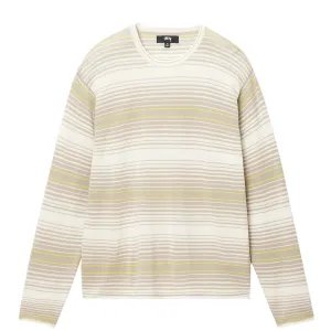 STSSY HORIZONTAL STRIPE SWEATER // NATURAL